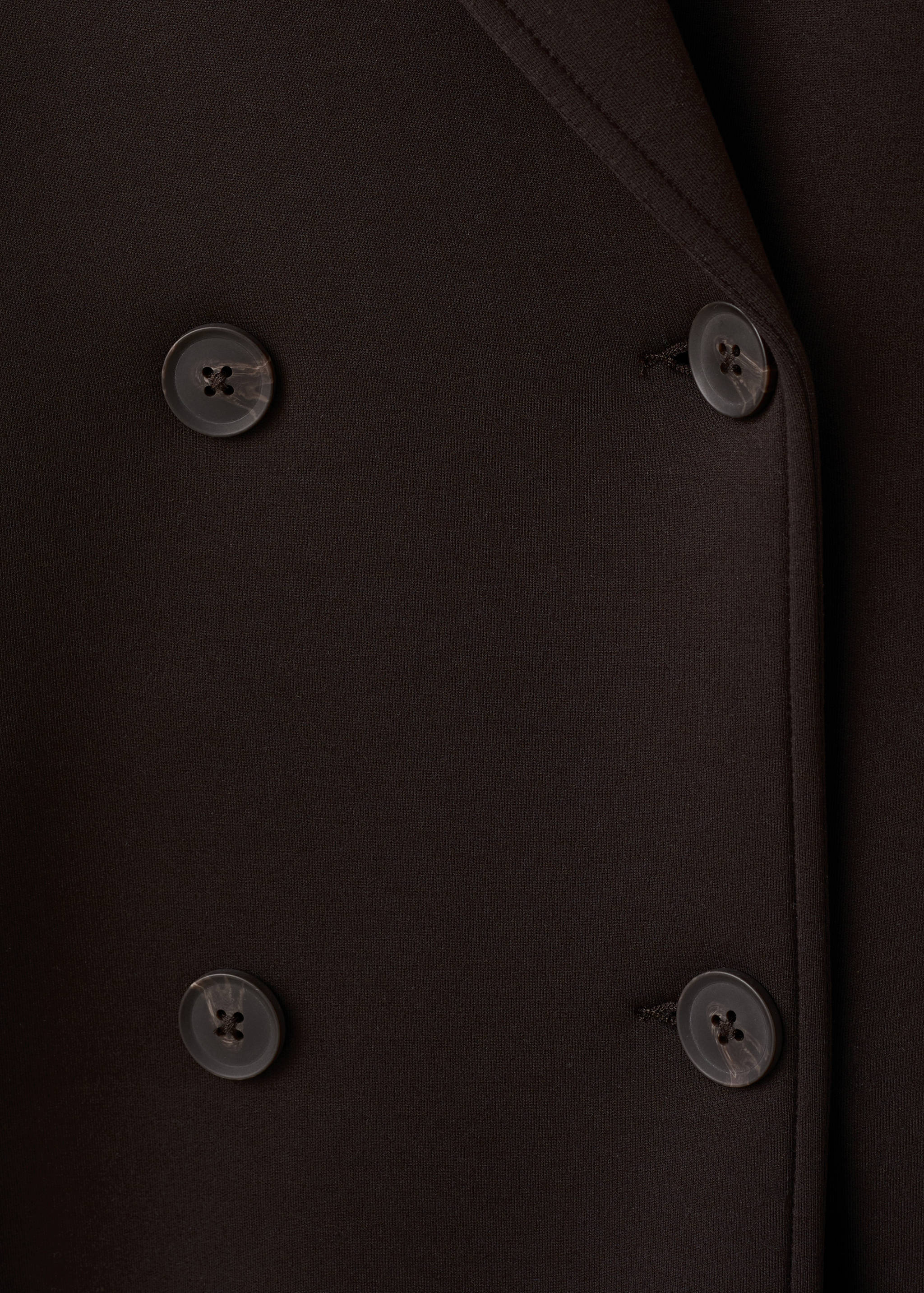 Long combined coat - Details of the article 0