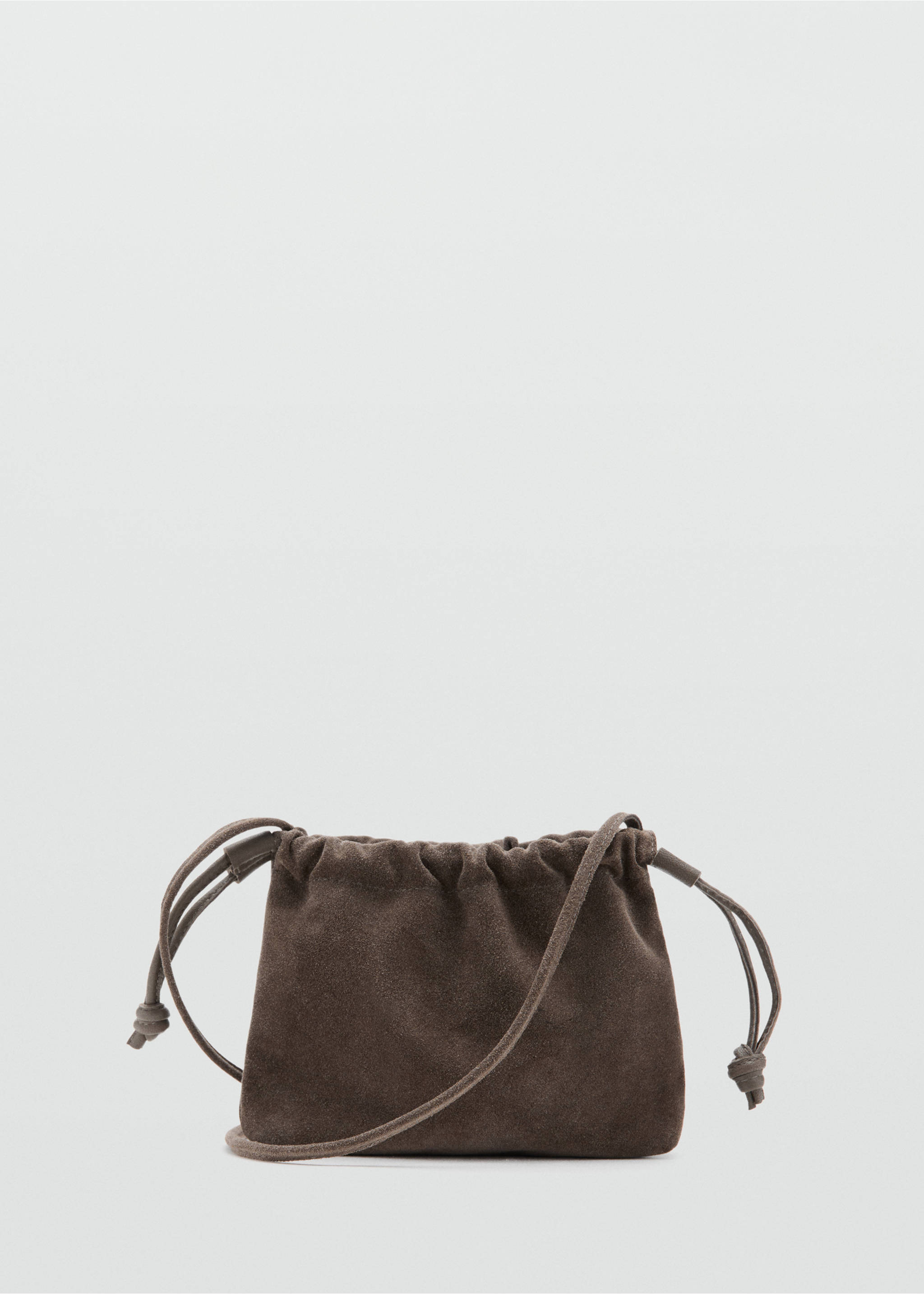 Mini sac cuir - Article sans modèle, Gris. Ref: 17087890-00.