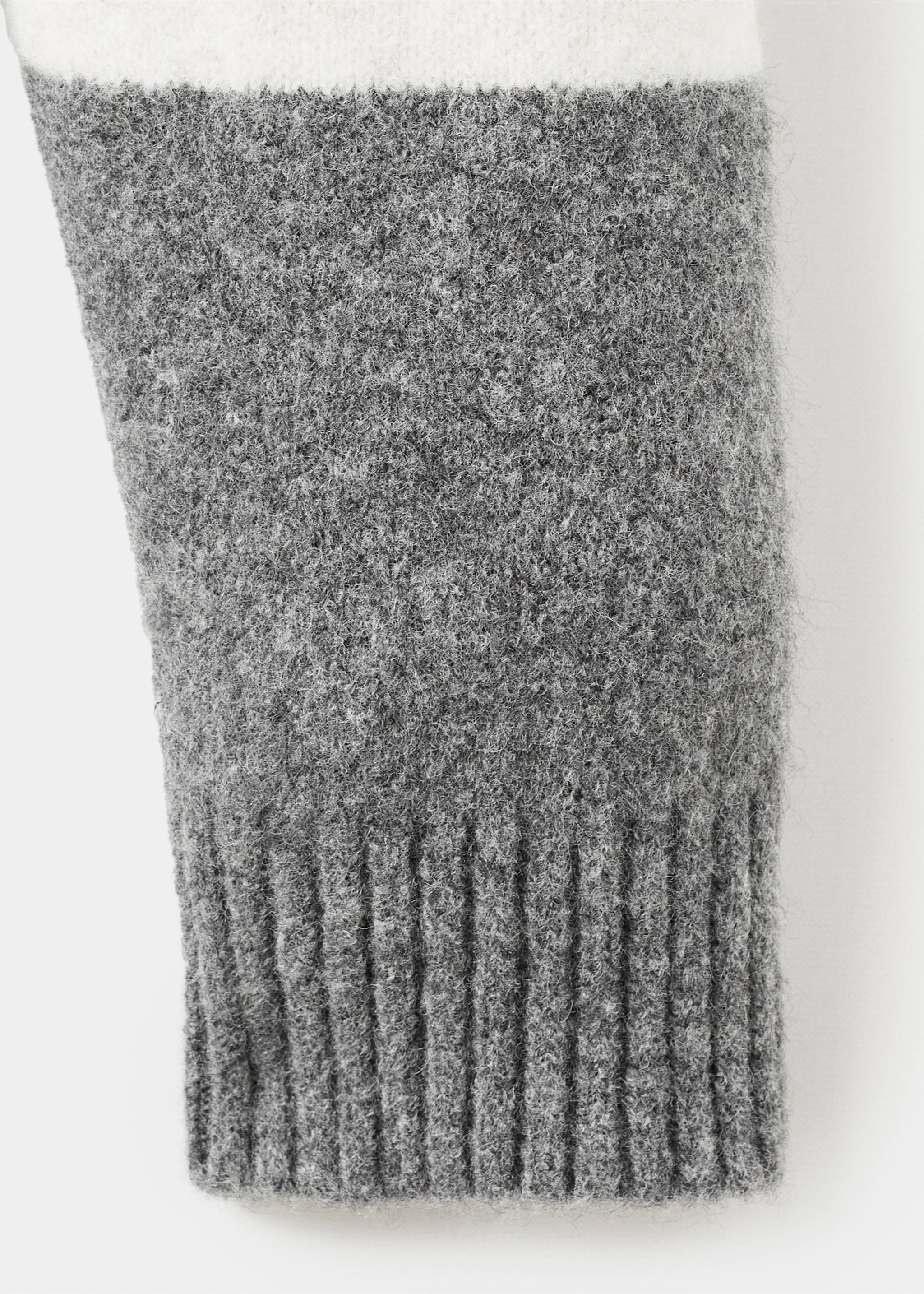 Knitted wool blend polo sweater - Details of the article 0, Ecru. Ref: 17087895-00.