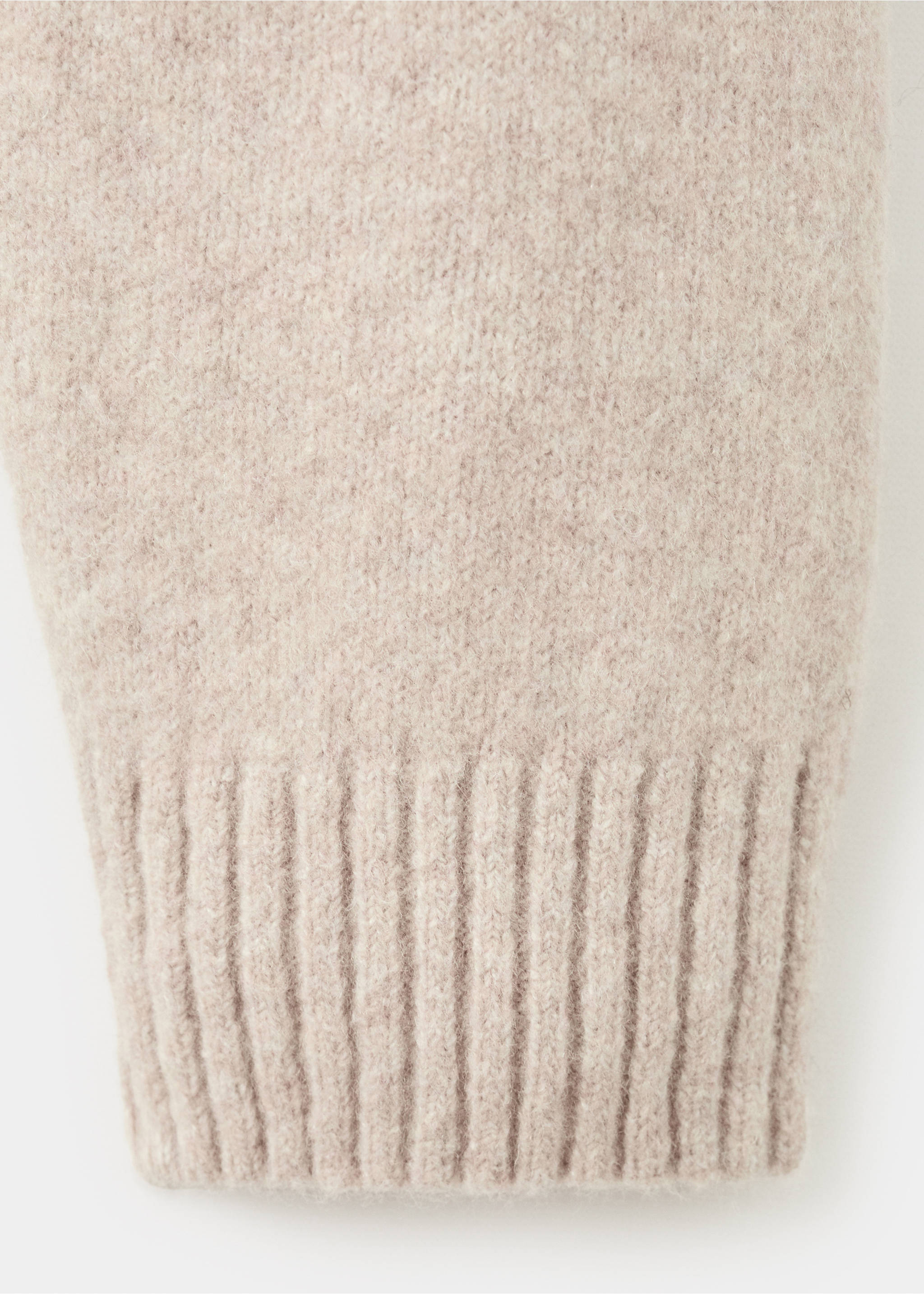 Knitted wool blend polo sweater - Details of the article 0, Dark Green. Ref: 17087895-00.