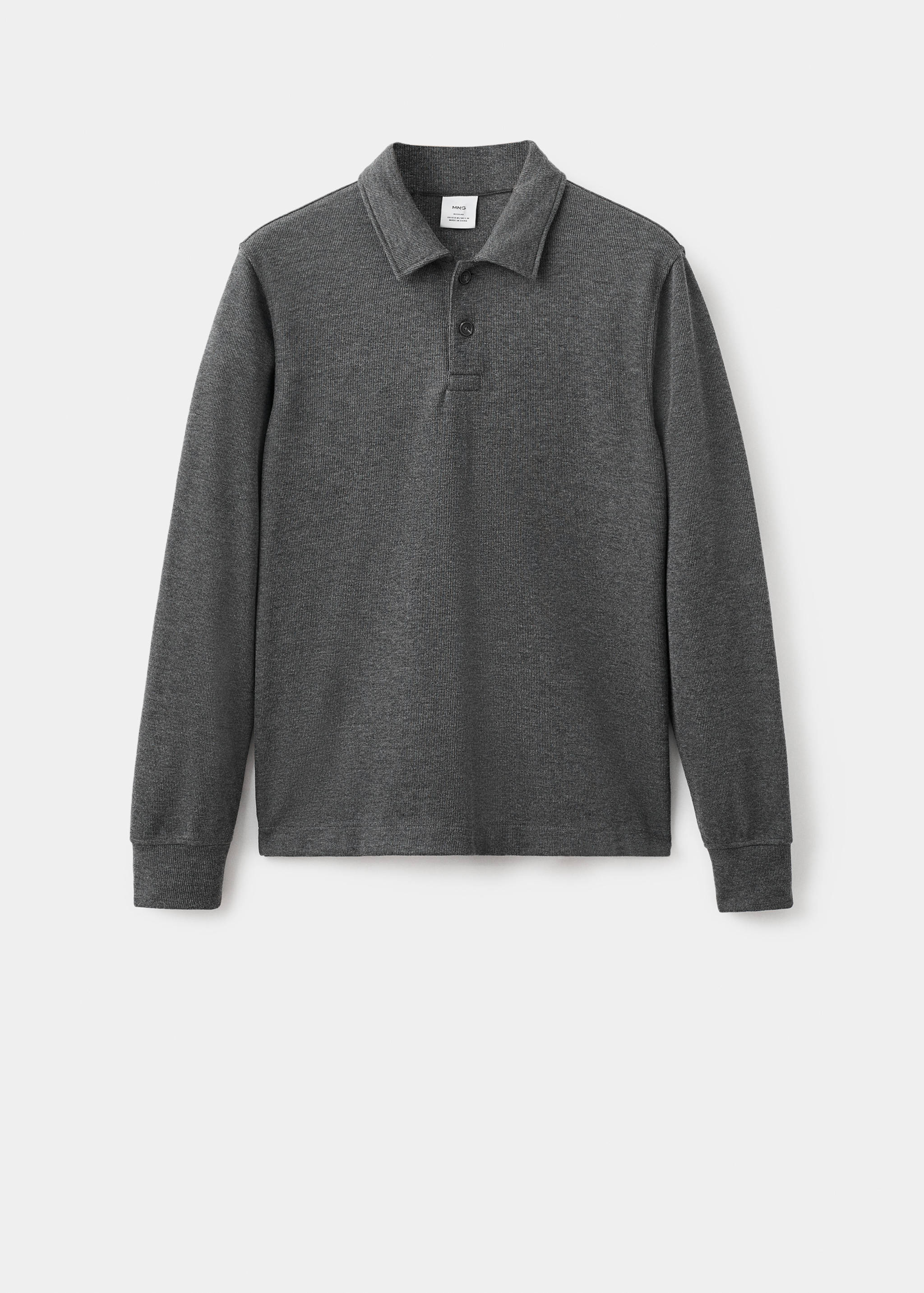 Regular-Fit-Polo-Sweatshirt - Artikel ohne Model