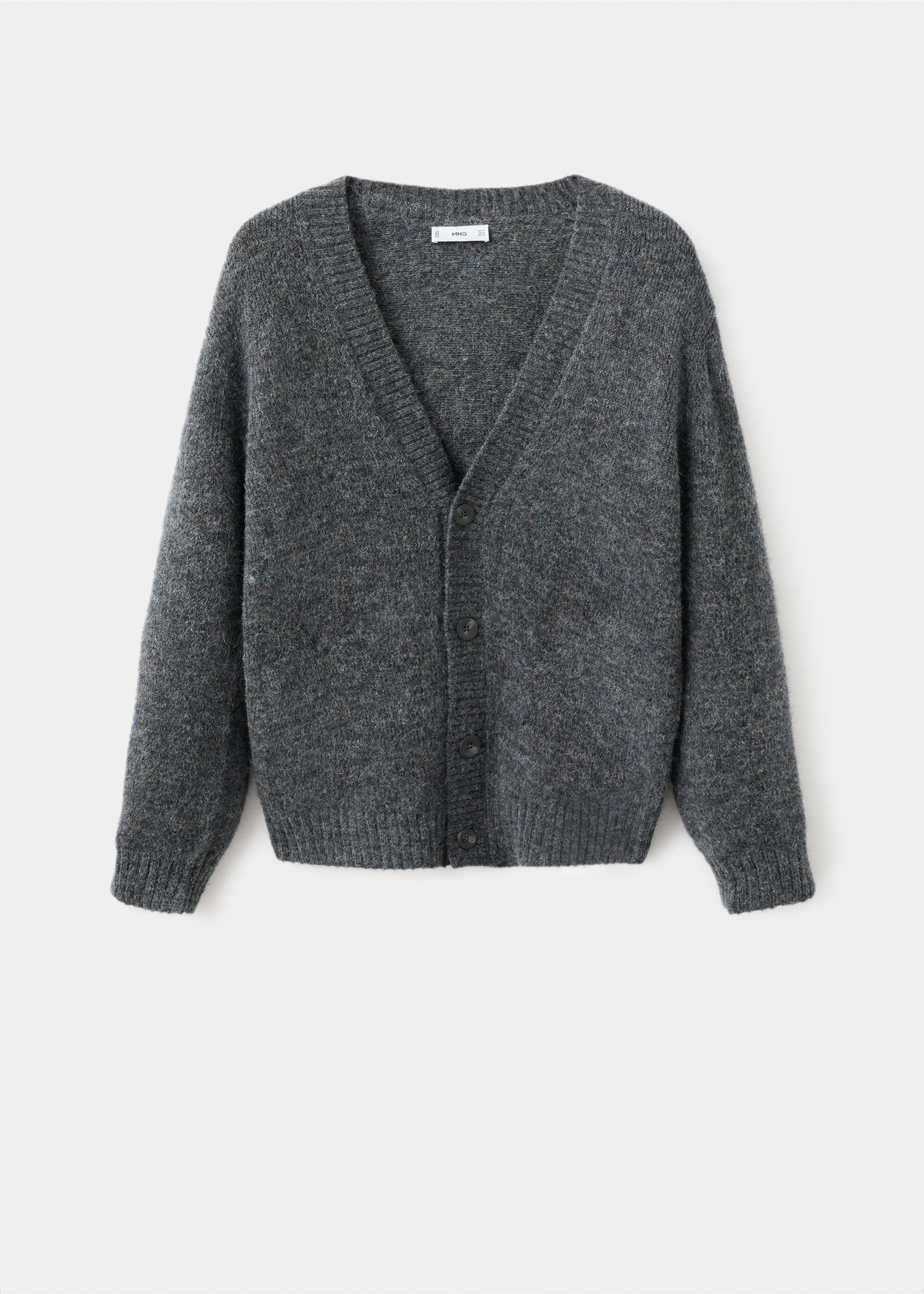 Knitted button cardigan - Article without model, Indigo Blue. Ref: 17087898-00.