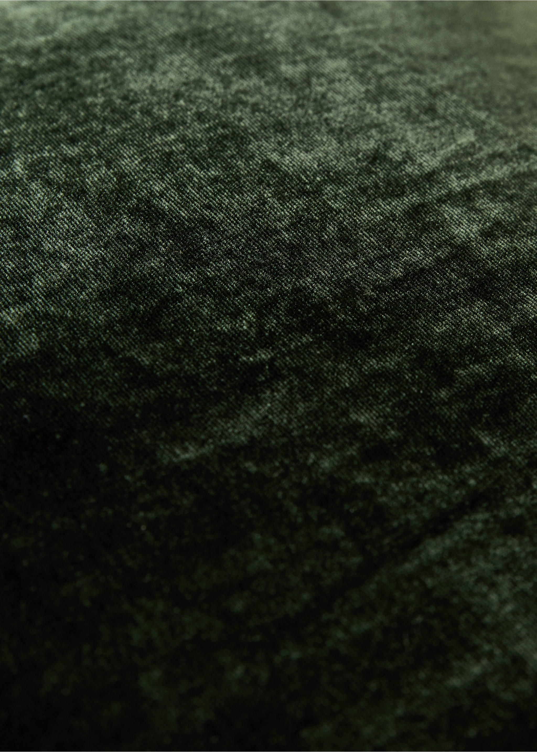Silk velvet cushion cover 45x45 cm - Details of the article 4, Green. Ref: 17087899-00.
