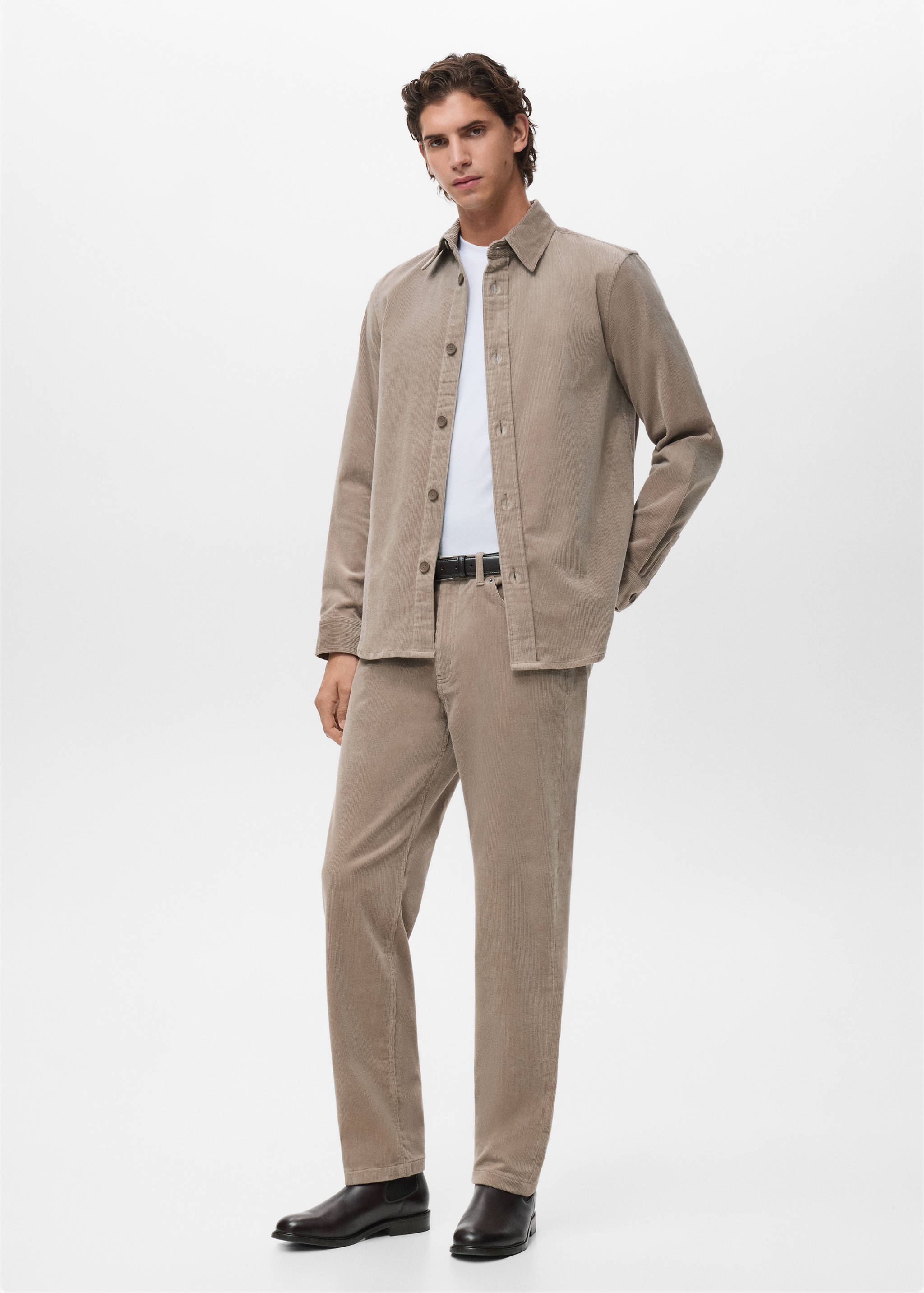 Cord-Overshirt aus Baumwolle - Allgemeine Ansicht