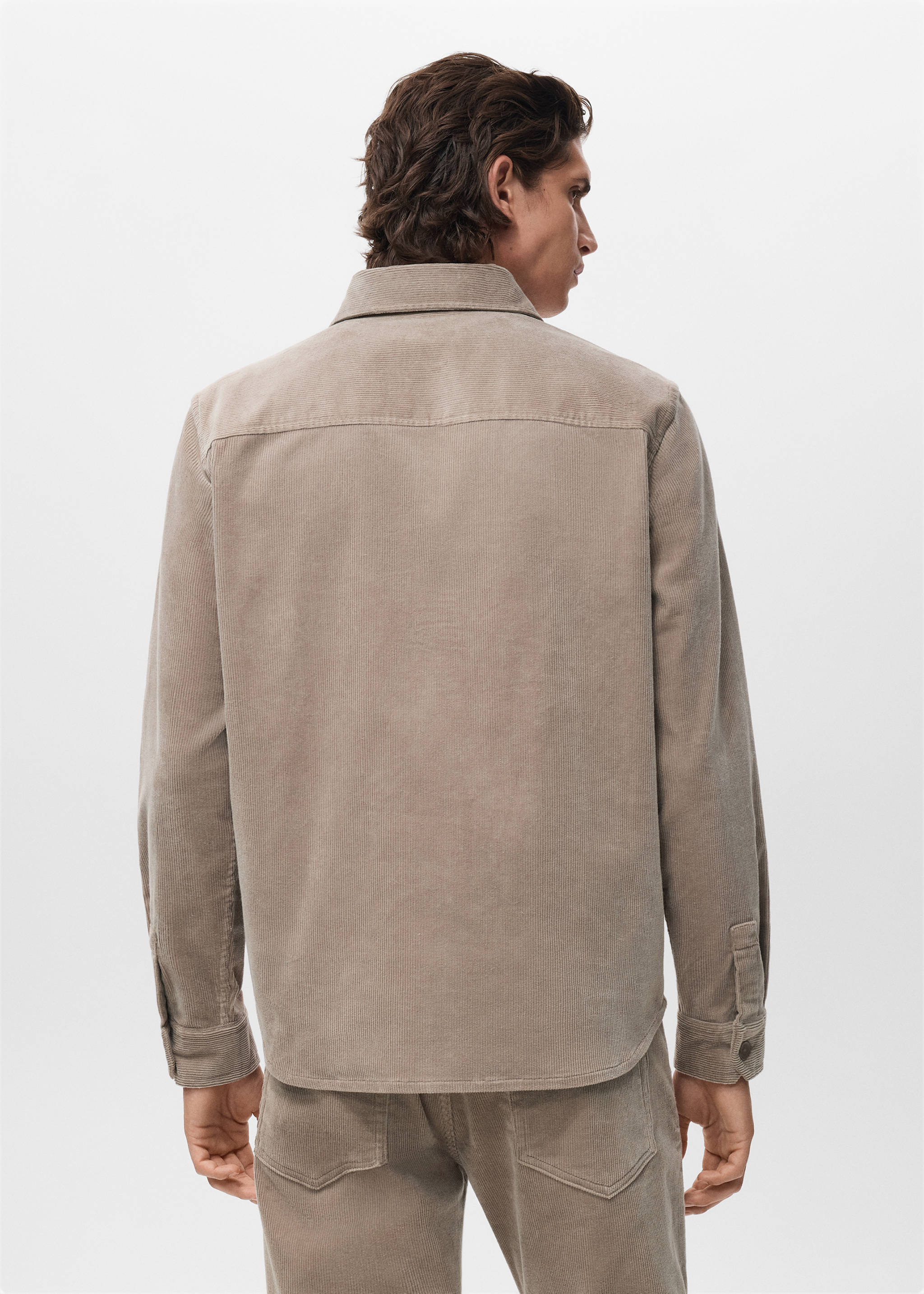 Cord-Overshirt aus Baumwolle - Rückseite des Artikels