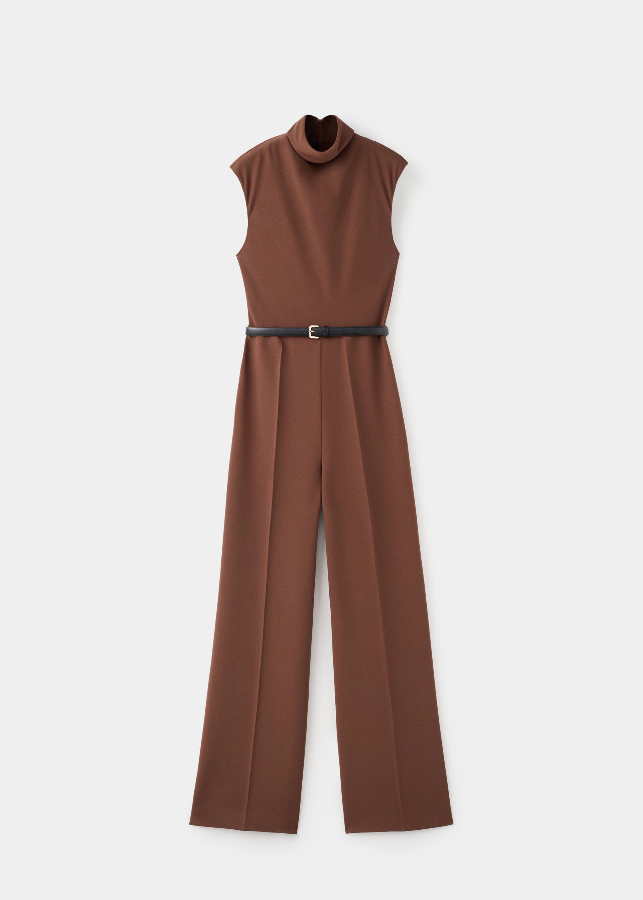 Combinaison col drapé ceinture - Article sans modèle