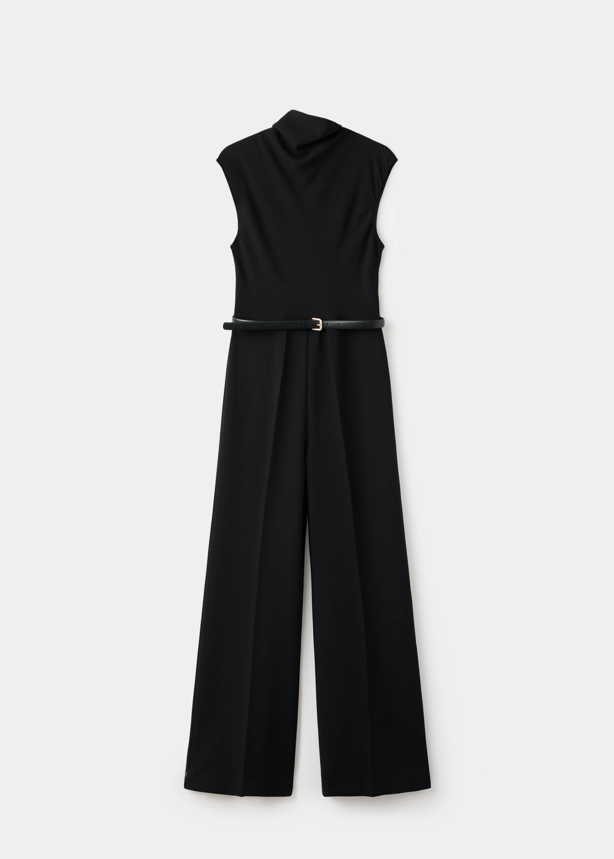 Combinaison col drapé ceinture - Article sans modèle