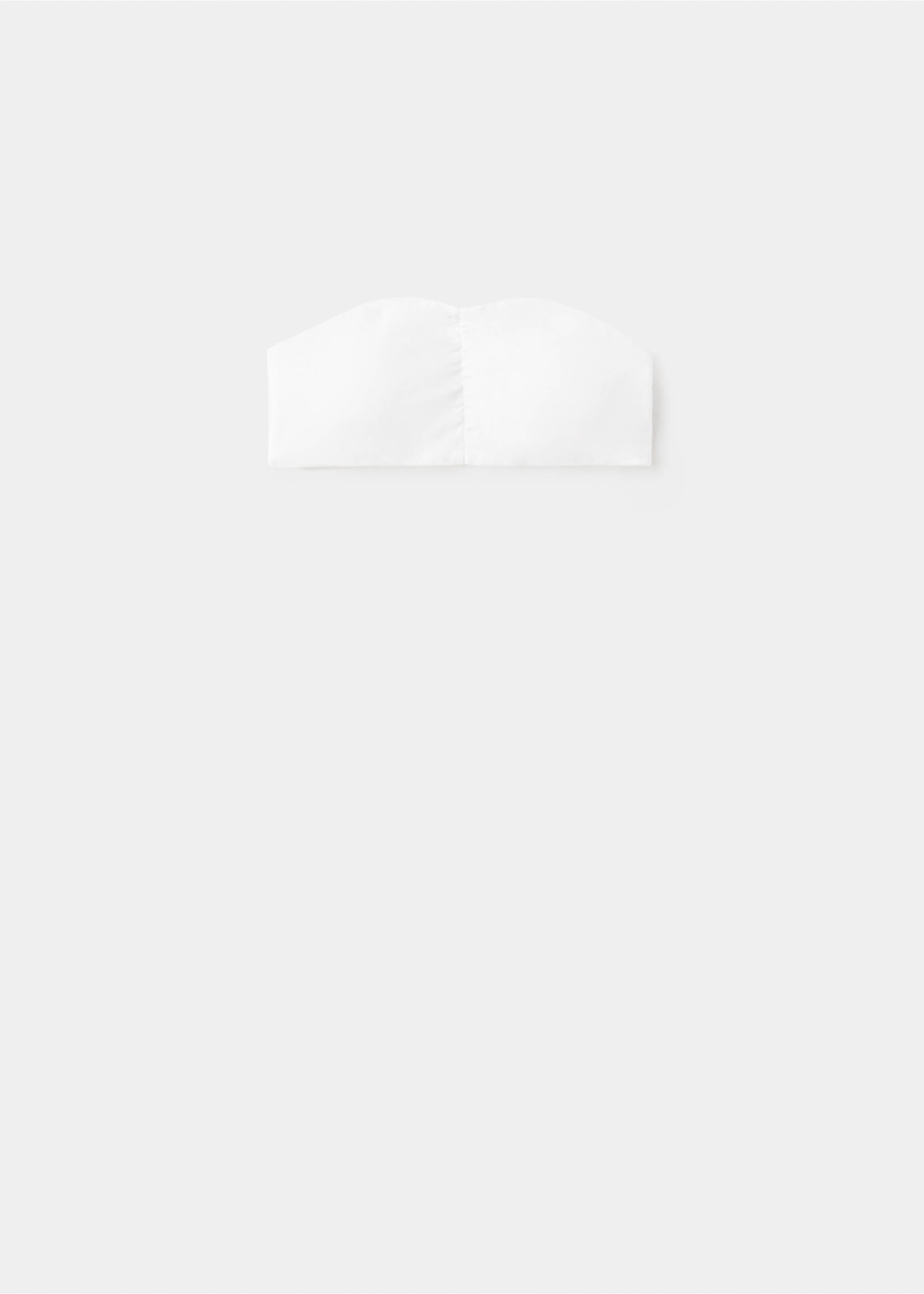 Bandeau top - Artikl bez modela, Bjeličasta. Ref: 17087911-00.