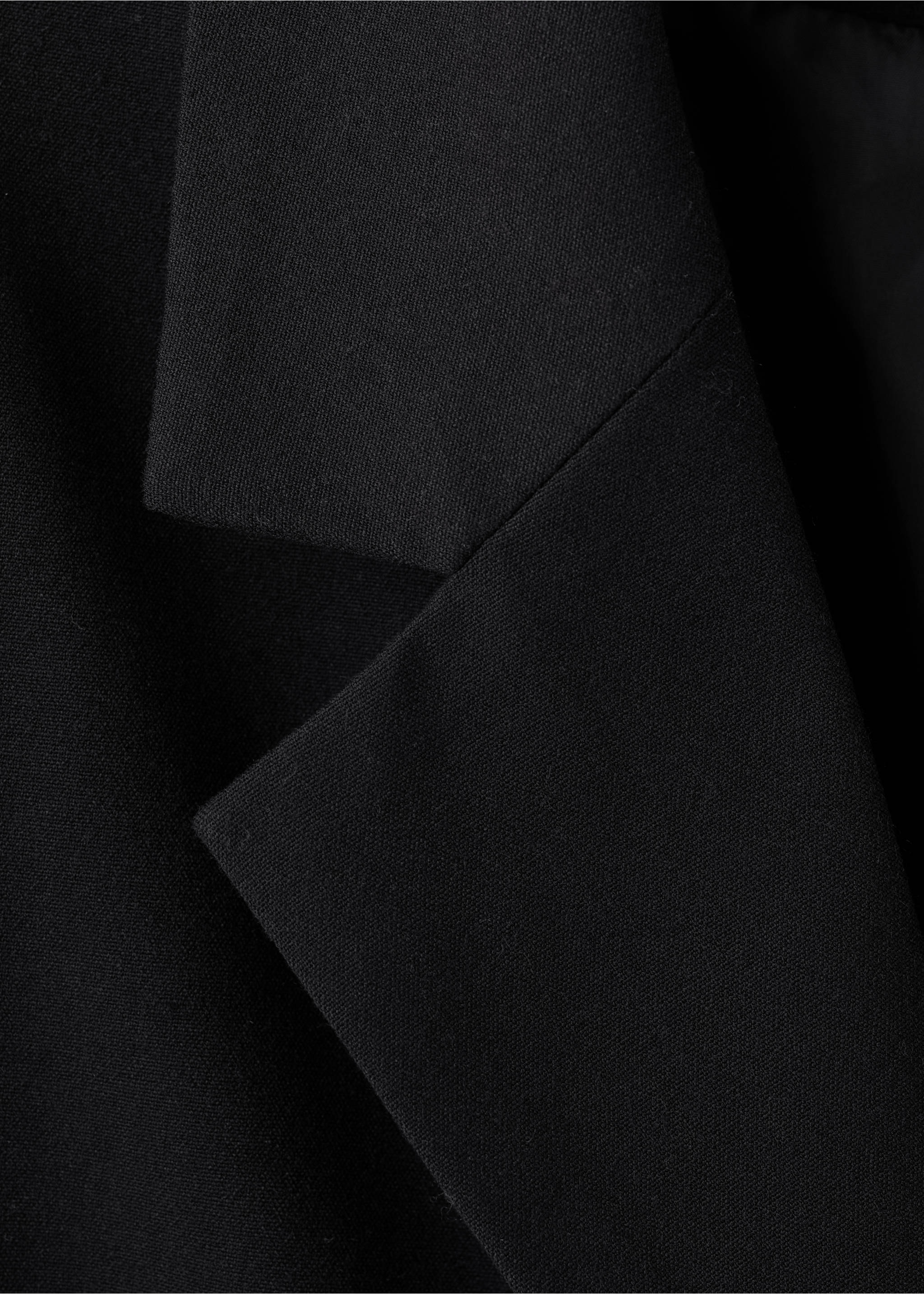 Blazer corta solapa - Detalle del artículo 8, Negro. Ref: 17088267-00.
