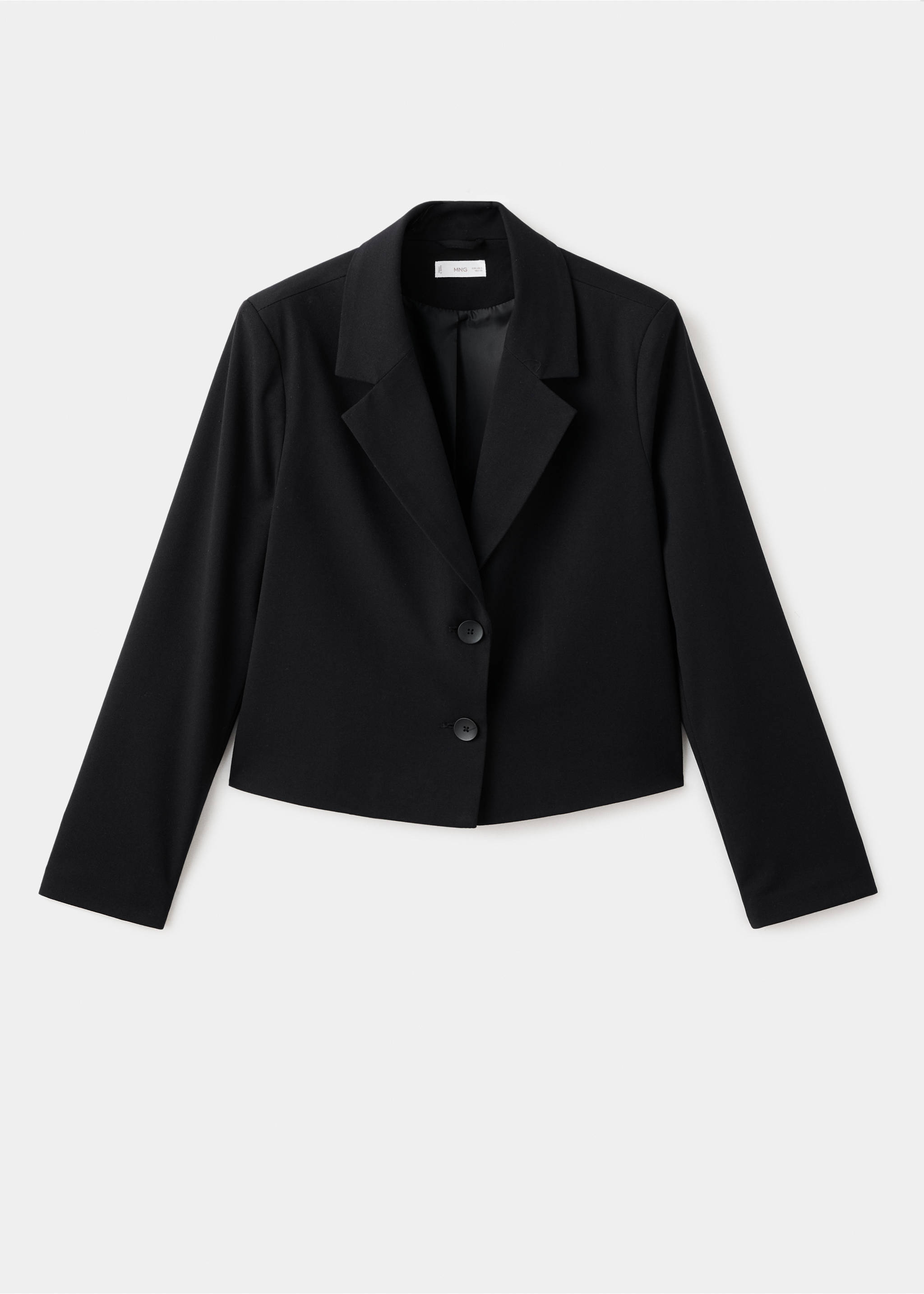 Blazer corta solapa - Artículo sin modelo, Negro. Ref: 17088267-00.