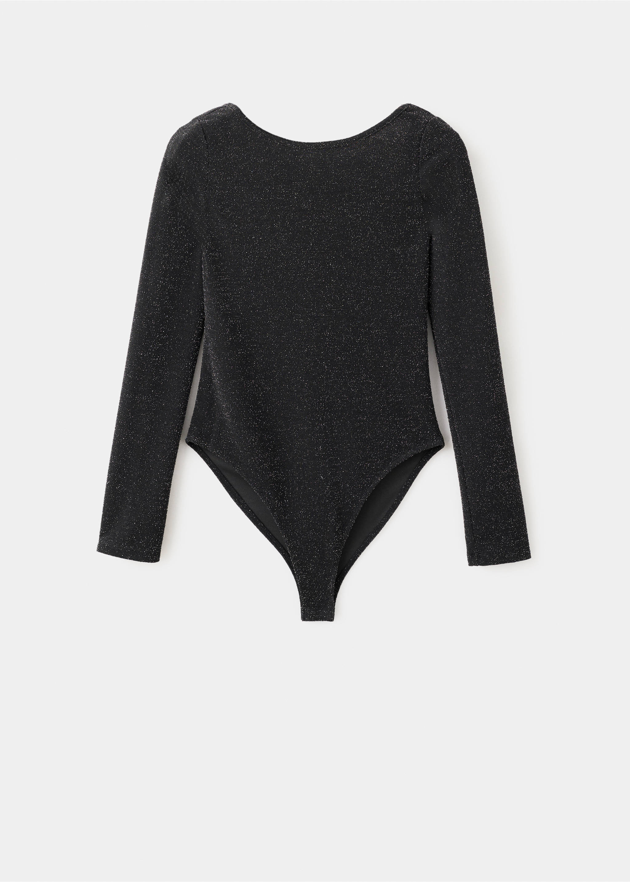 Body Lurex dos nu - Article sans modèle, Noir. Ref: 17088278-00.