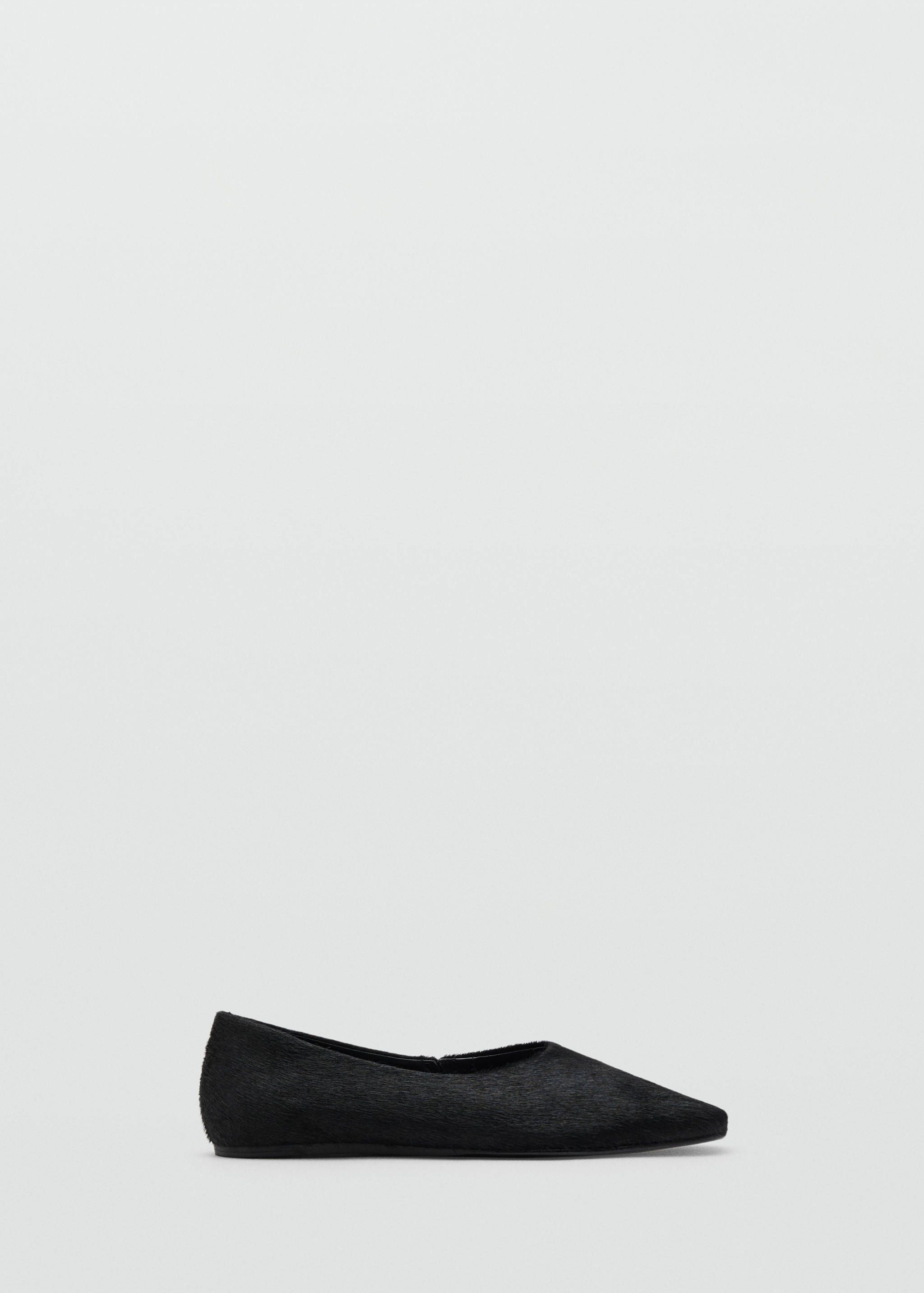 Leather shoes with fur - Article without model