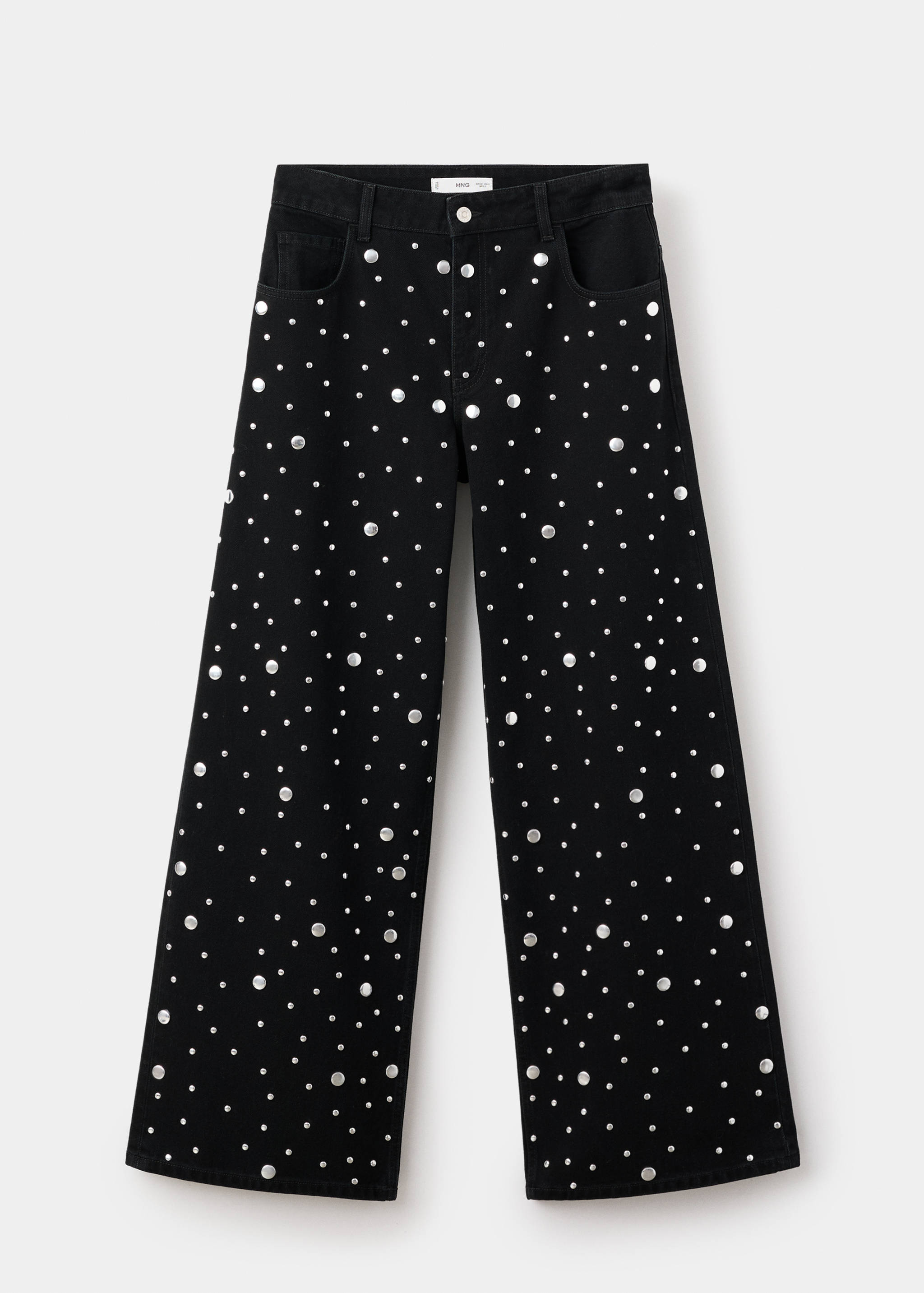 Gerade Jeans mit Nieten - Artikel ohne Model