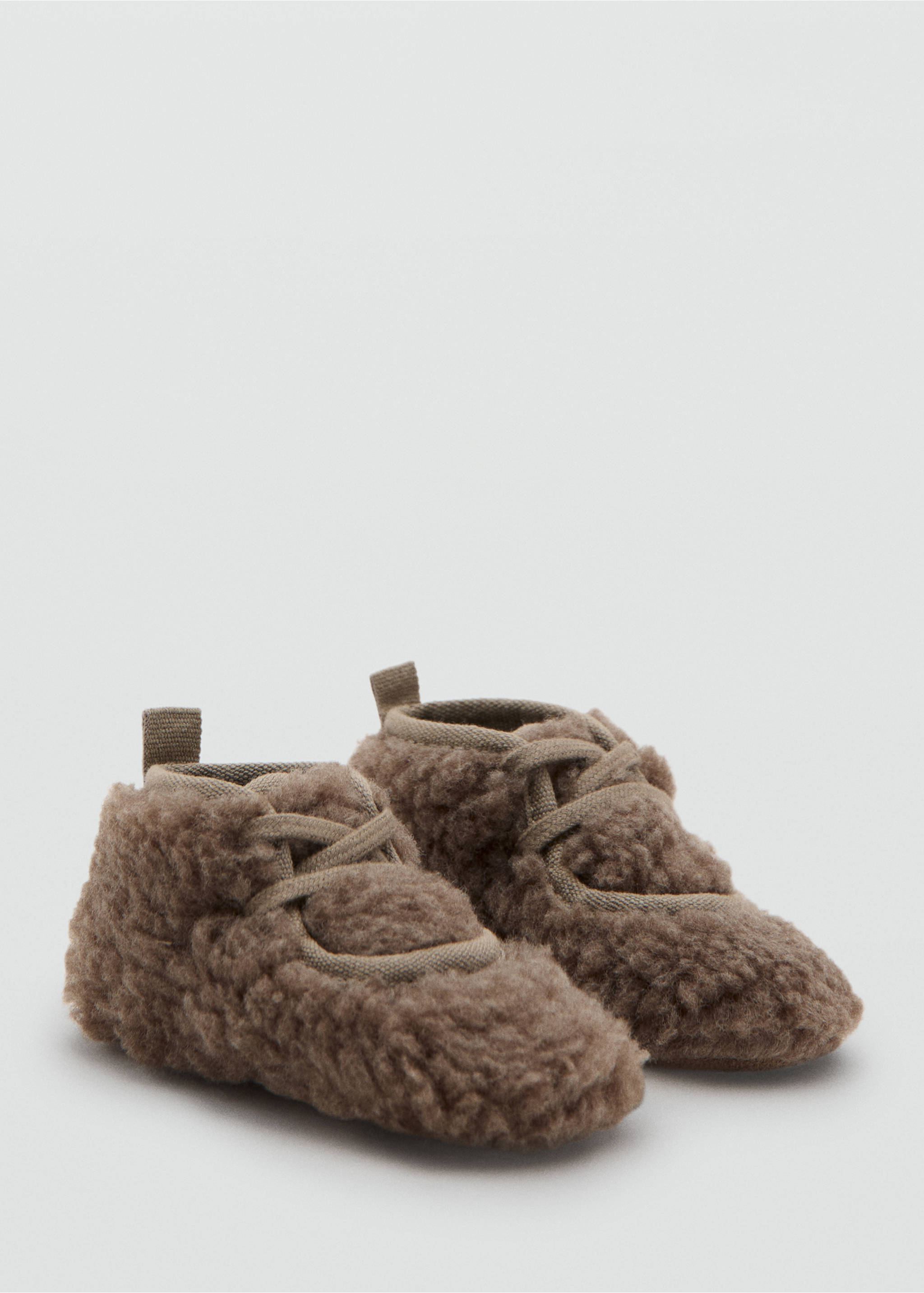Lederstiefelette mit Lammfellfutter und Ledersohle - Mittlere Ansicht, Mittelbraun. Ref: 17088293-00.