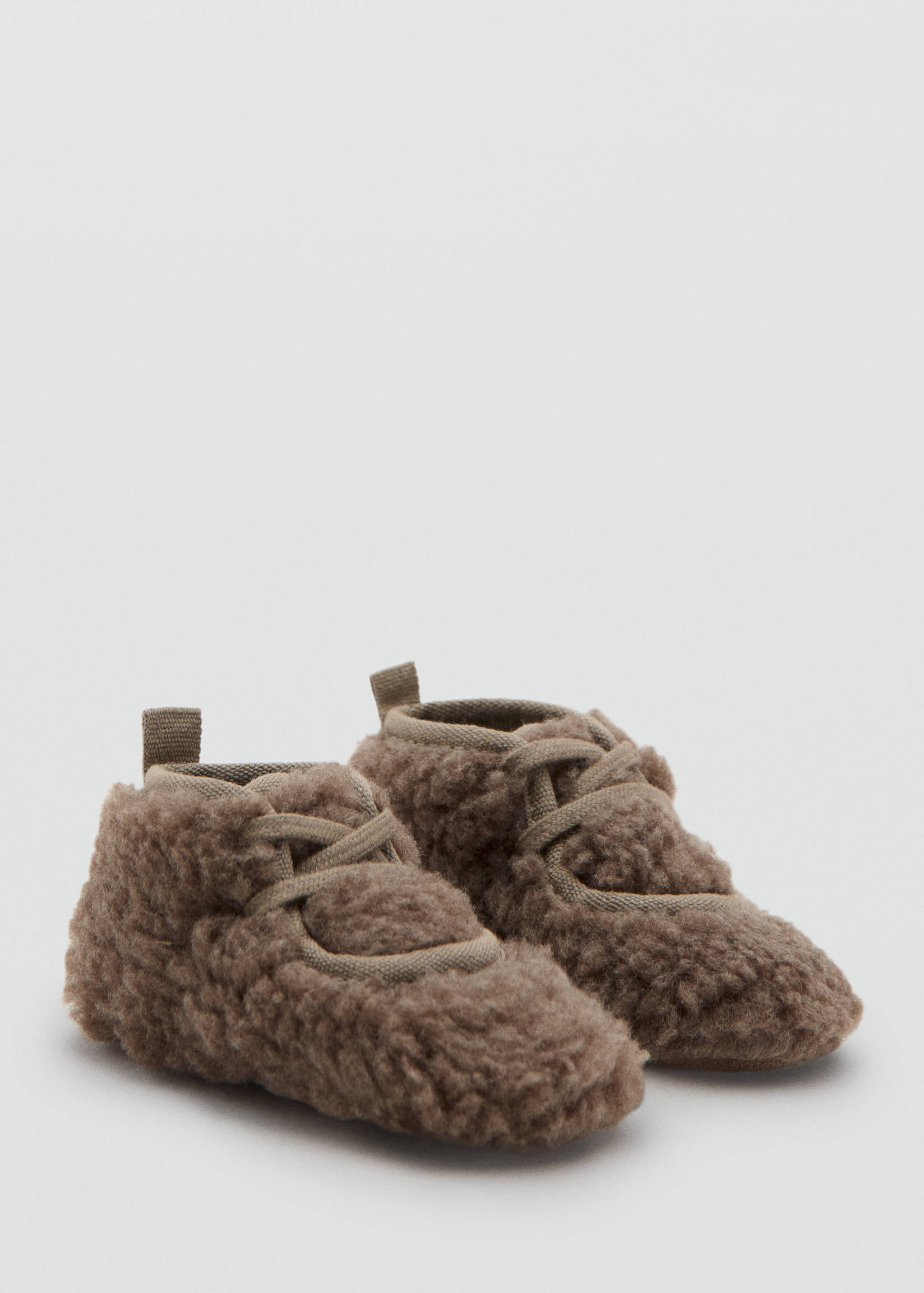 Lederstiefelette mit Lammfellfutter und Ledersohle - Mittlere Ansicht