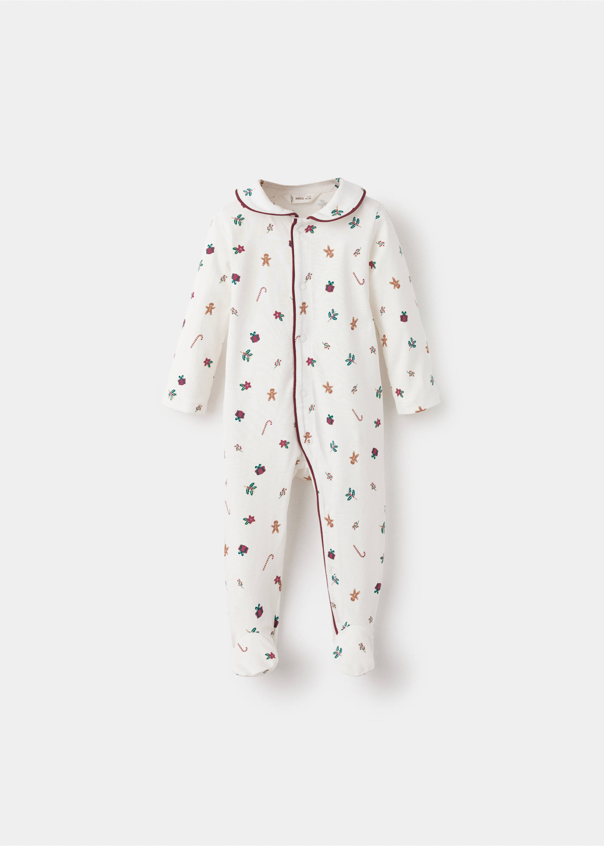 Printed long pyjamas - Article without model, Off White. Ref: 17089097-00.