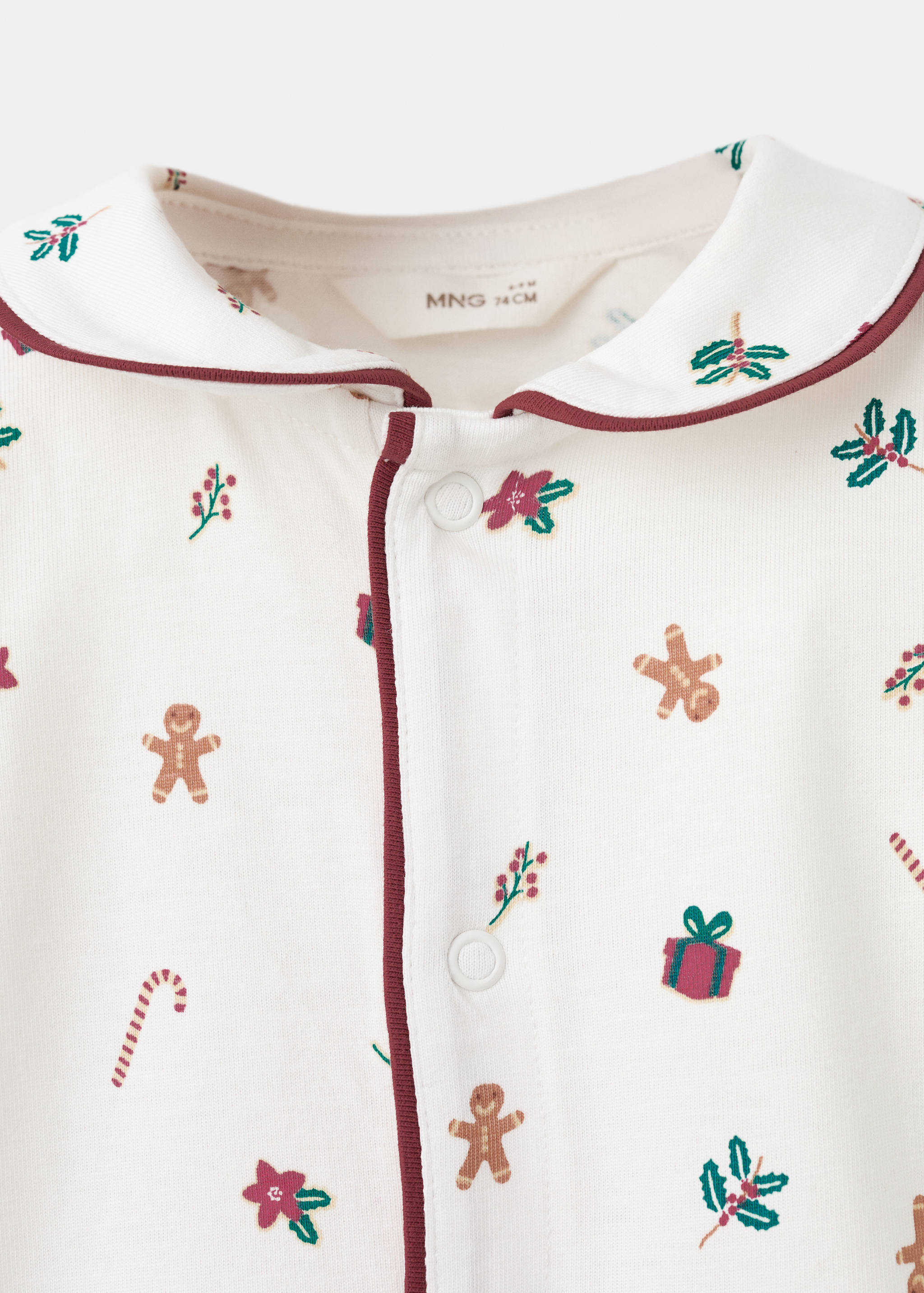 Printed long pyjamas - Details of the article 8