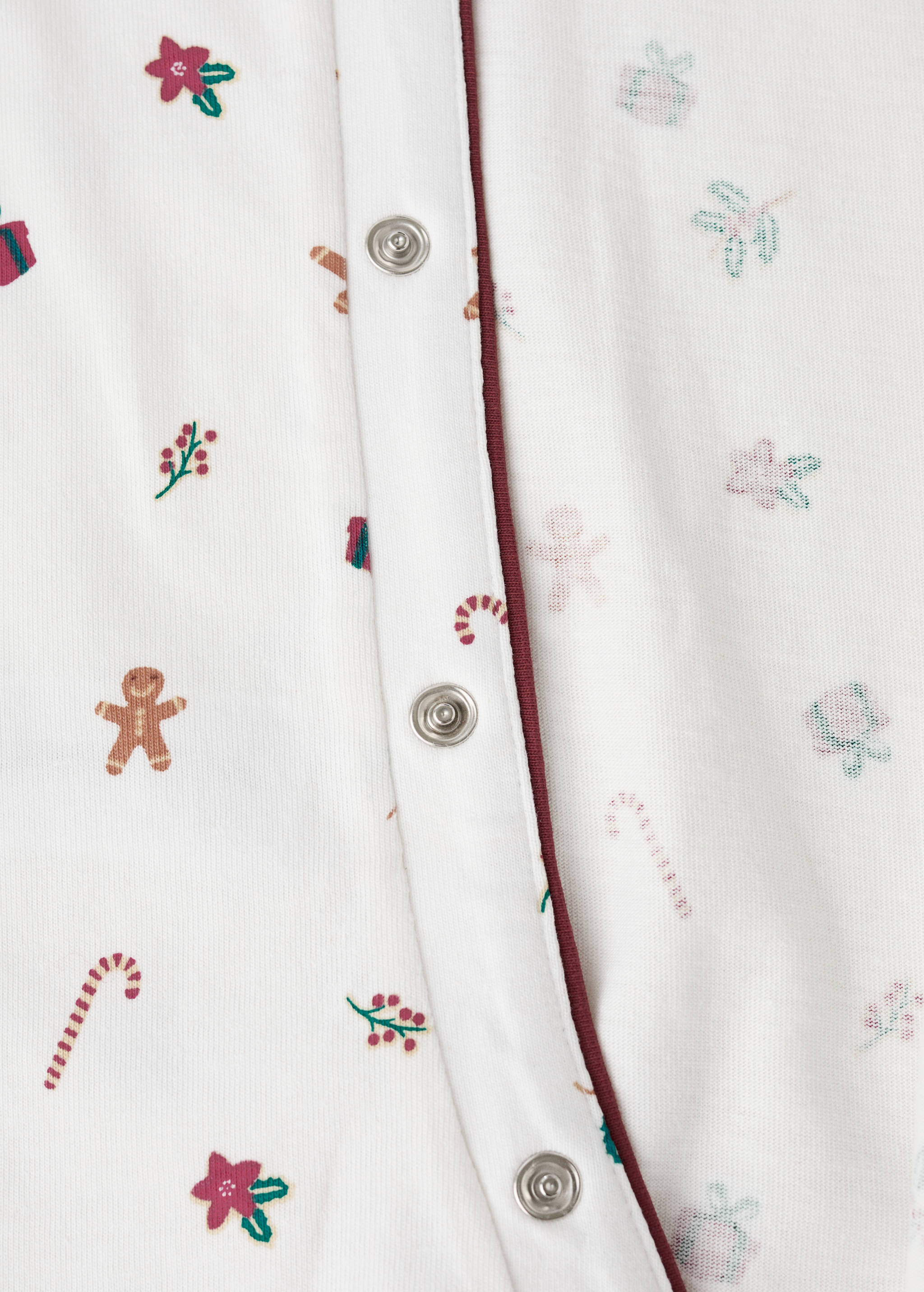 Printed long pyjamas - Details of the article 0