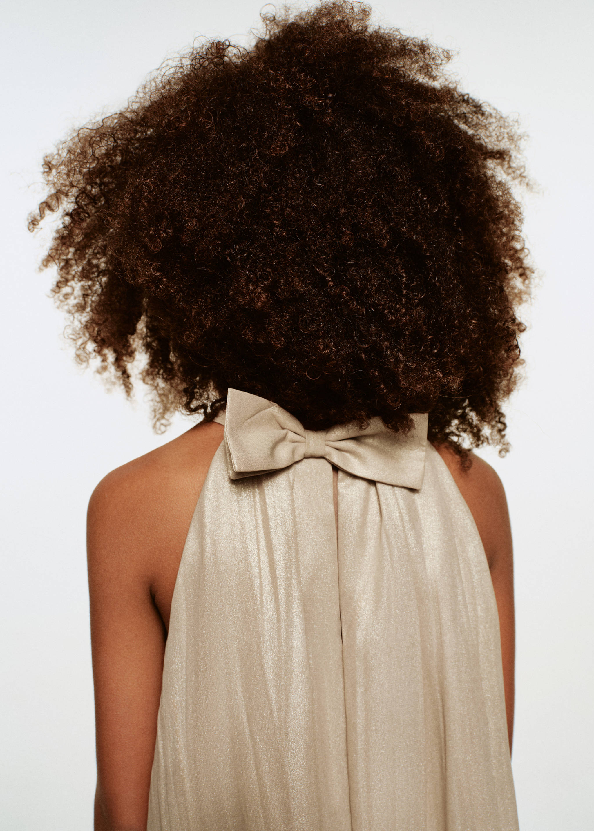 Φόρεμα μεταλιζέ φιόγκος - Μεσαίο πλάνο