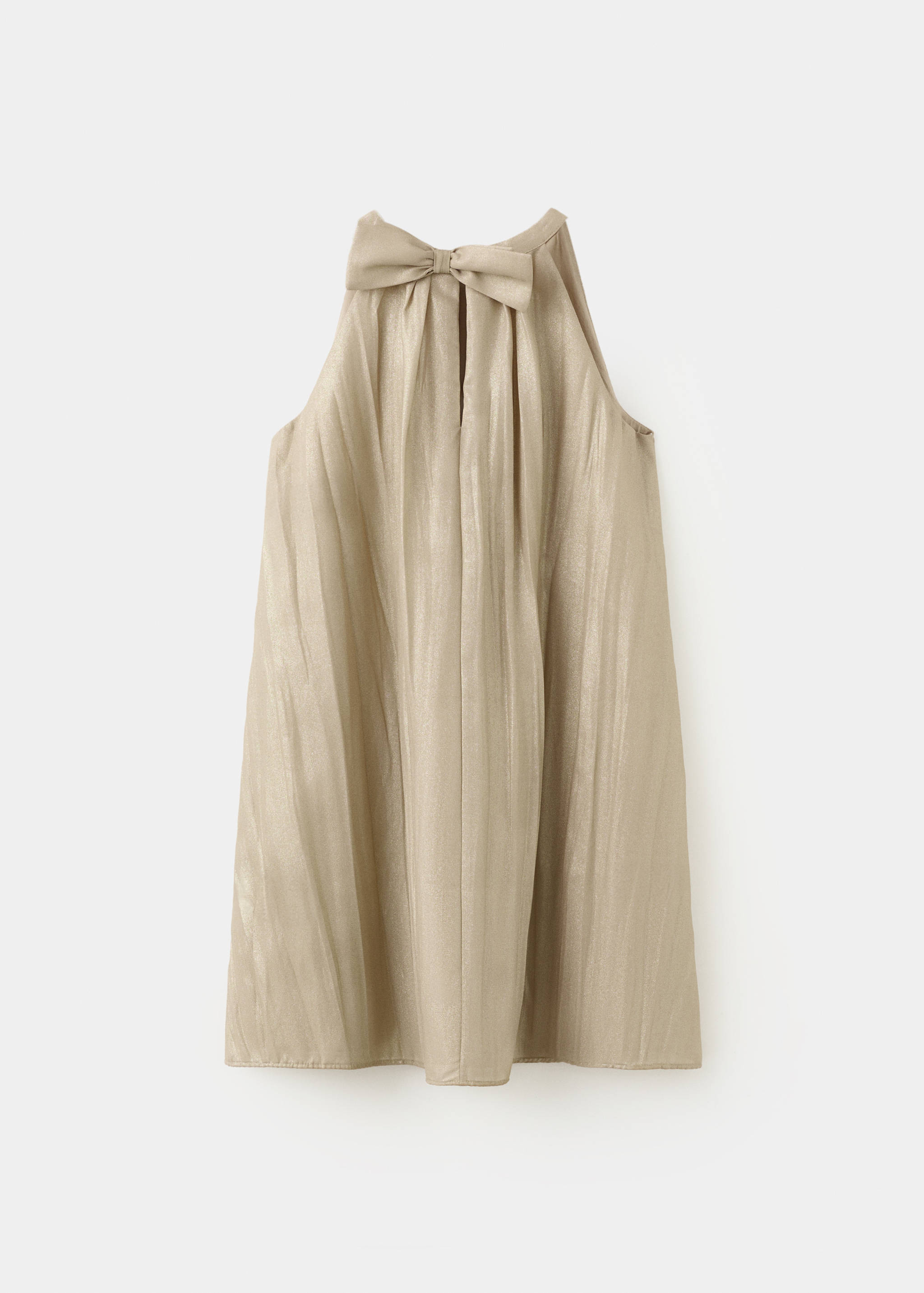 Φόρεμα μεταλιζέ φιόγκος - Πίσω όψη προϊόντος