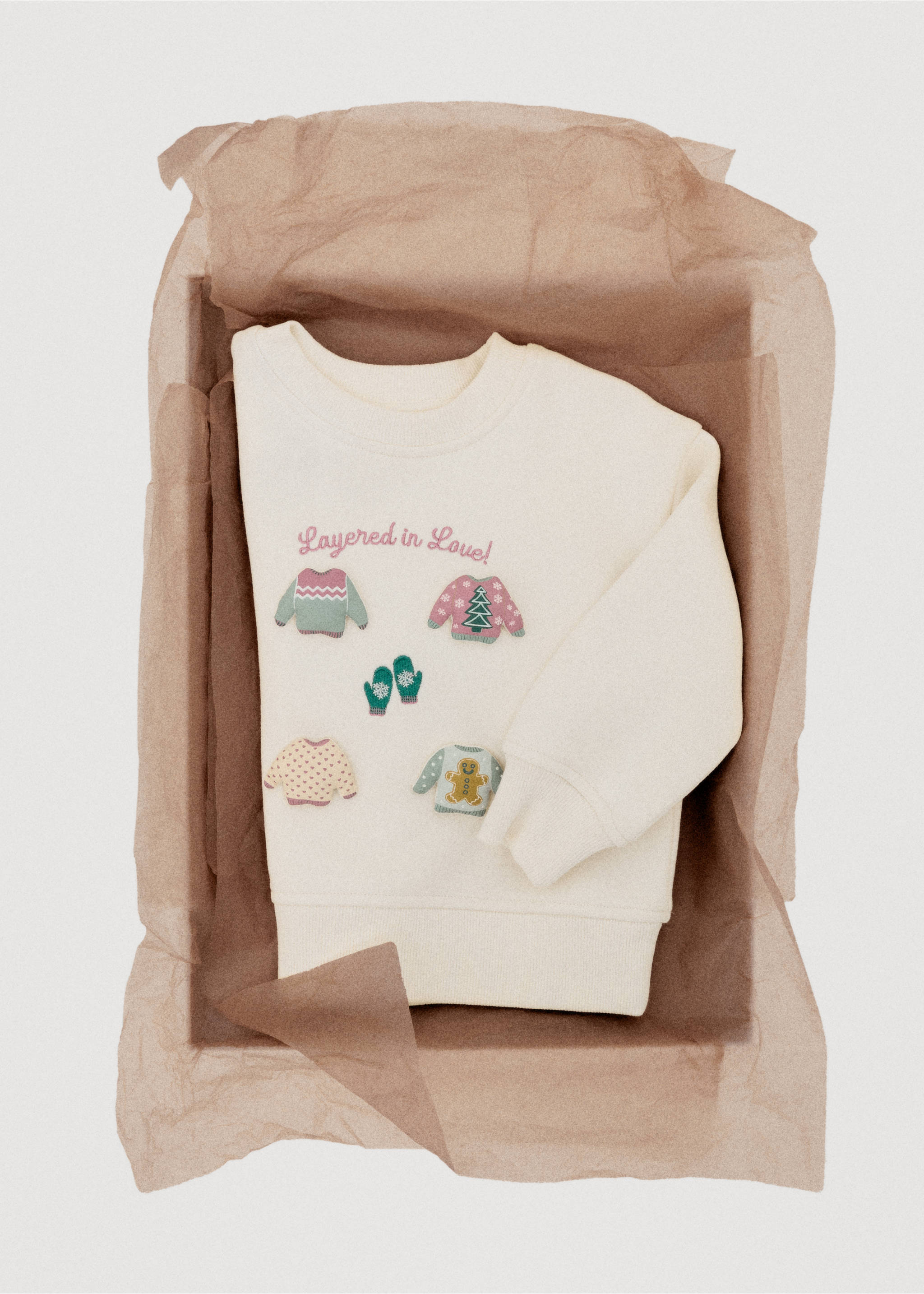 Patch sweatshirt - Details of the article 7, Ecru. Ref: 17089100-00.
