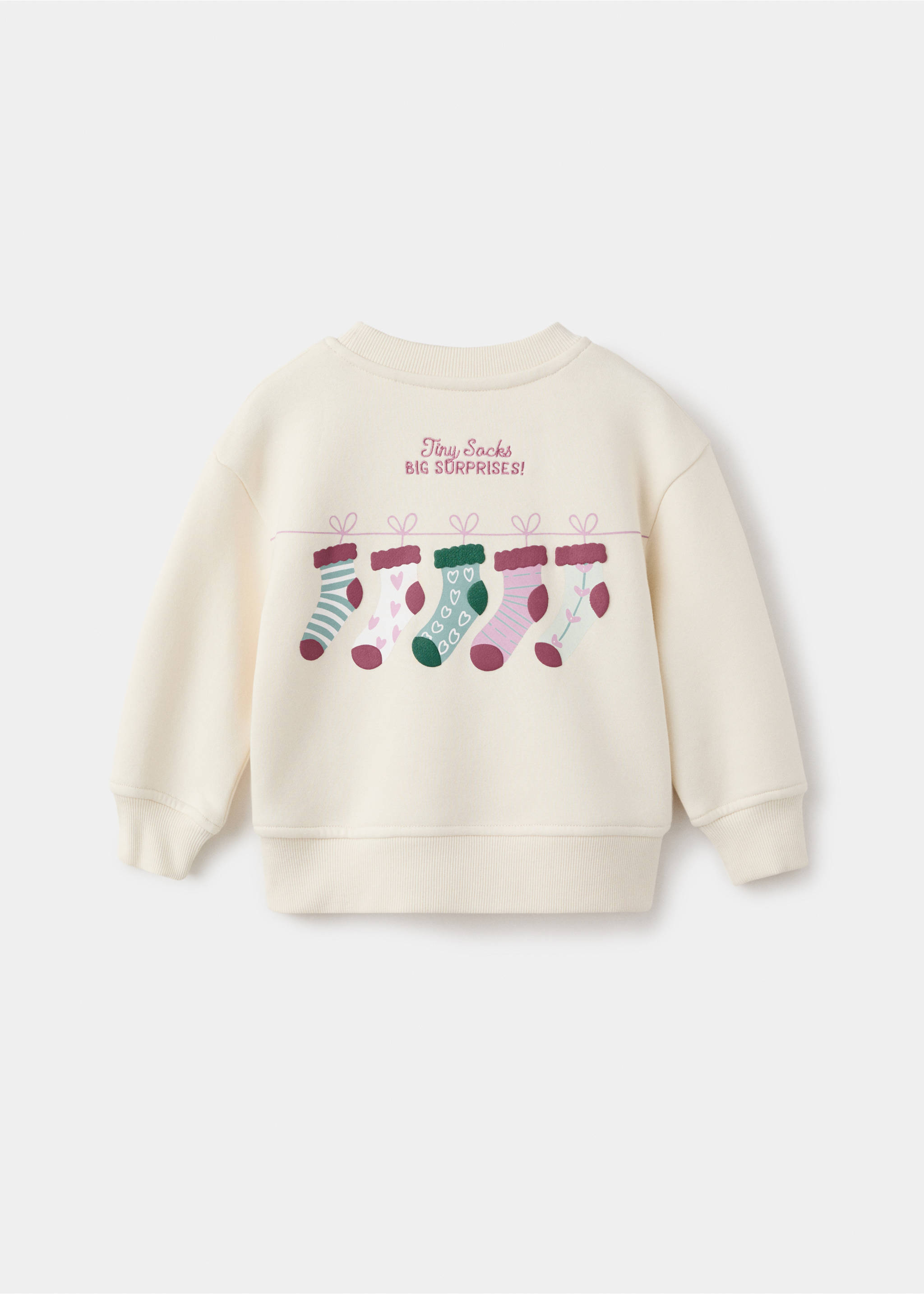 Patch sweatshirt - Reverse of the article, Ecru. Ref: 17089100-00.
