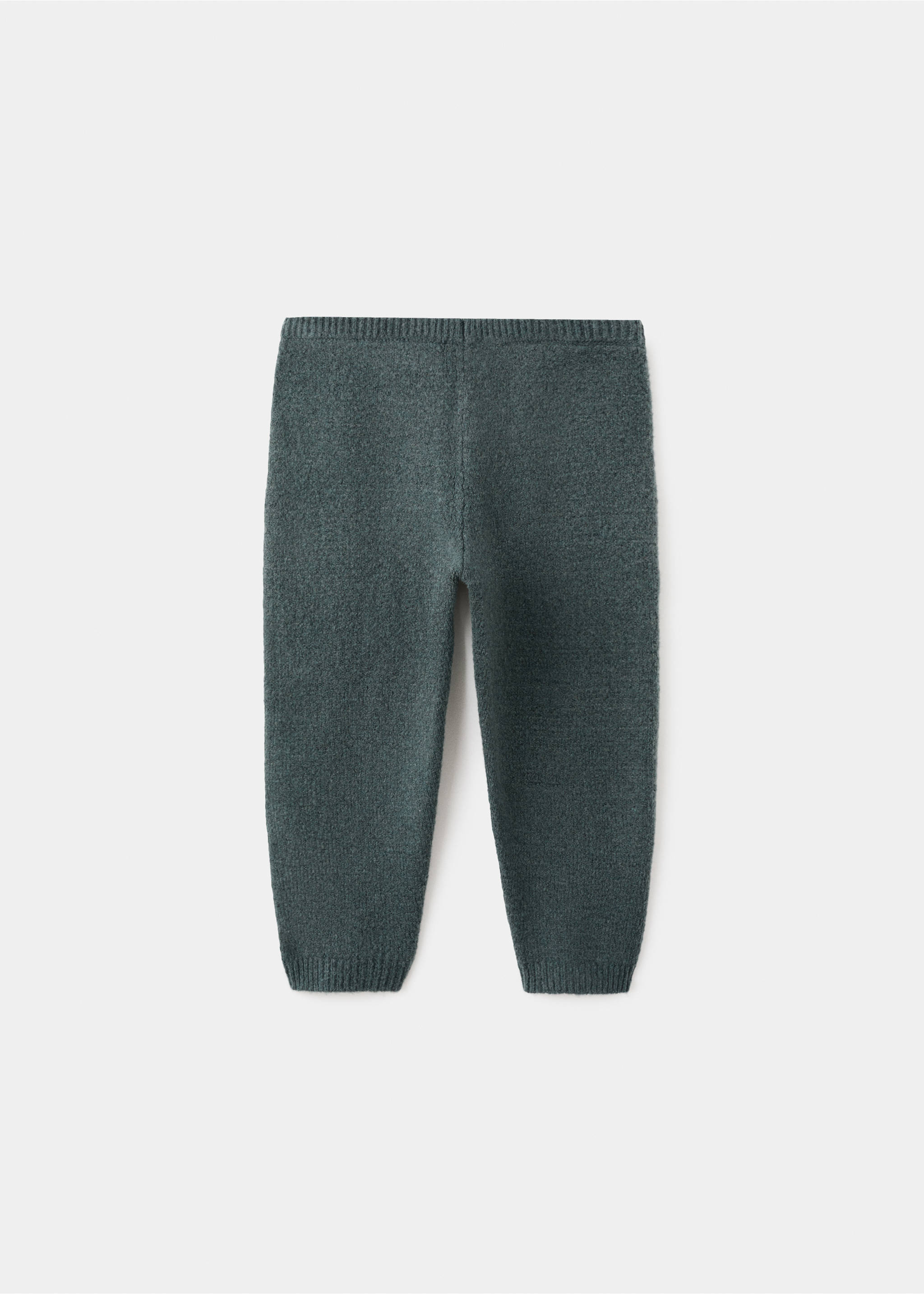 Pantalon en maille à nœud - Verso de l’article, Vert forêt. Ref: 17089101-00.