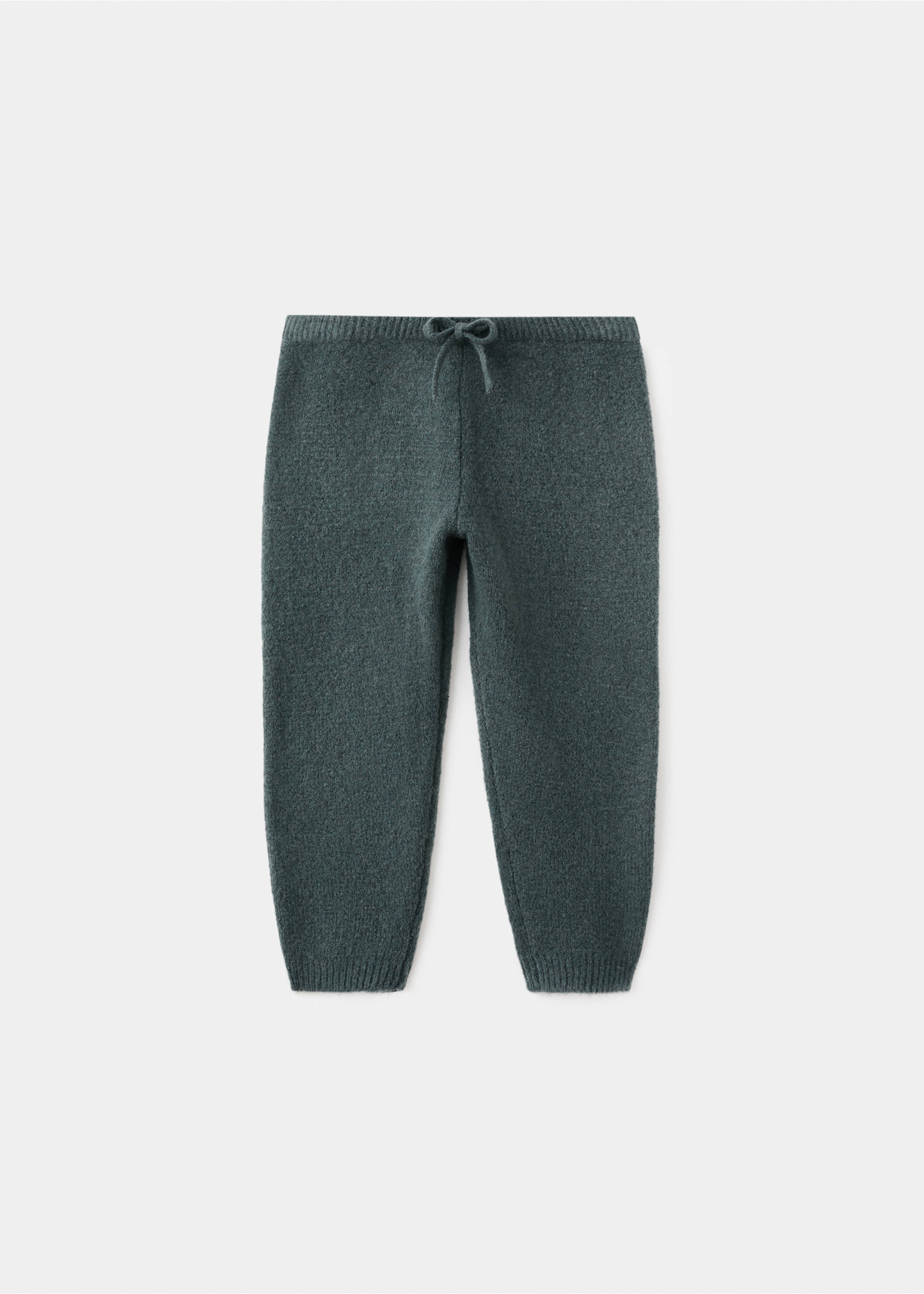 Pantalon en maille à nœud - Article sans modèle, Vert forêt. Ref: 17089101-00.