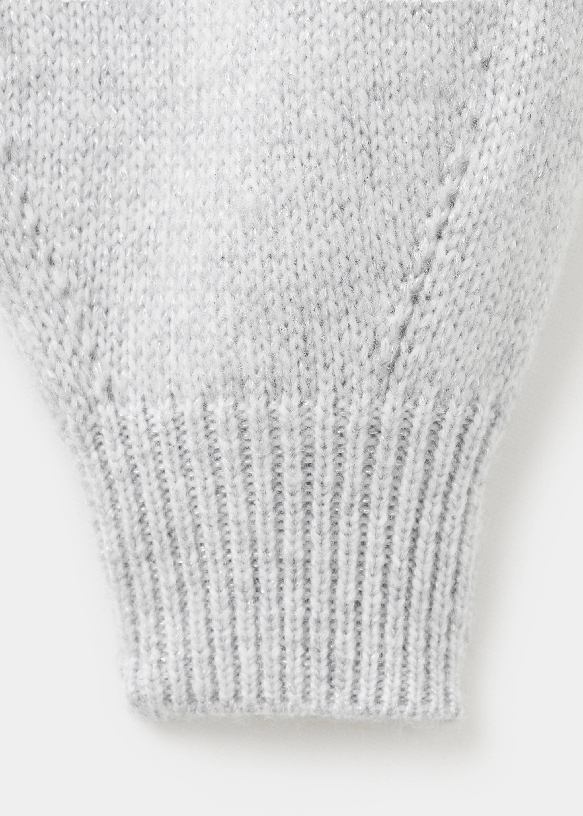 Knitted cardigan with shiny details - Details of the article 0