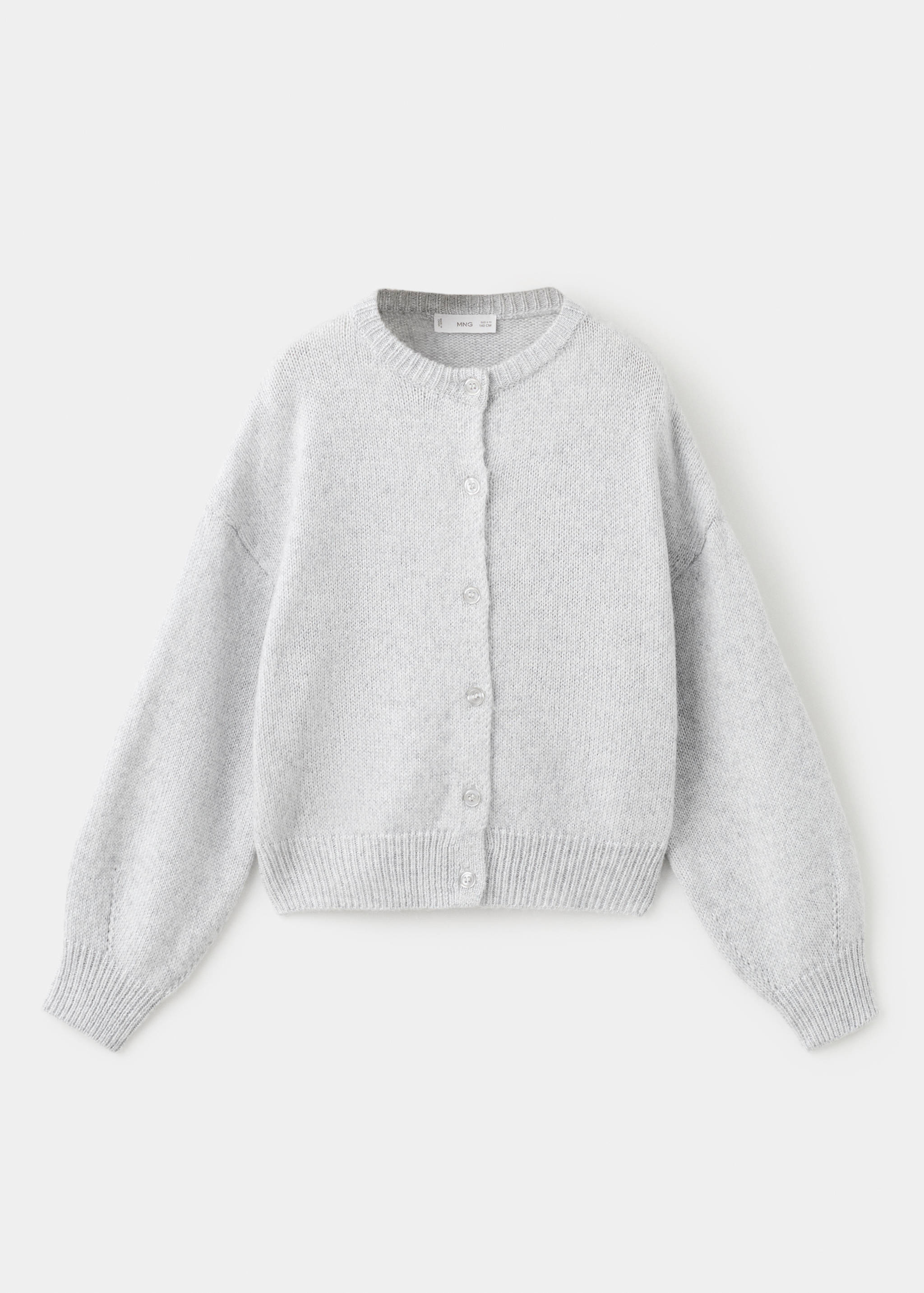 Knitted cardigan with shiny details - Article without model