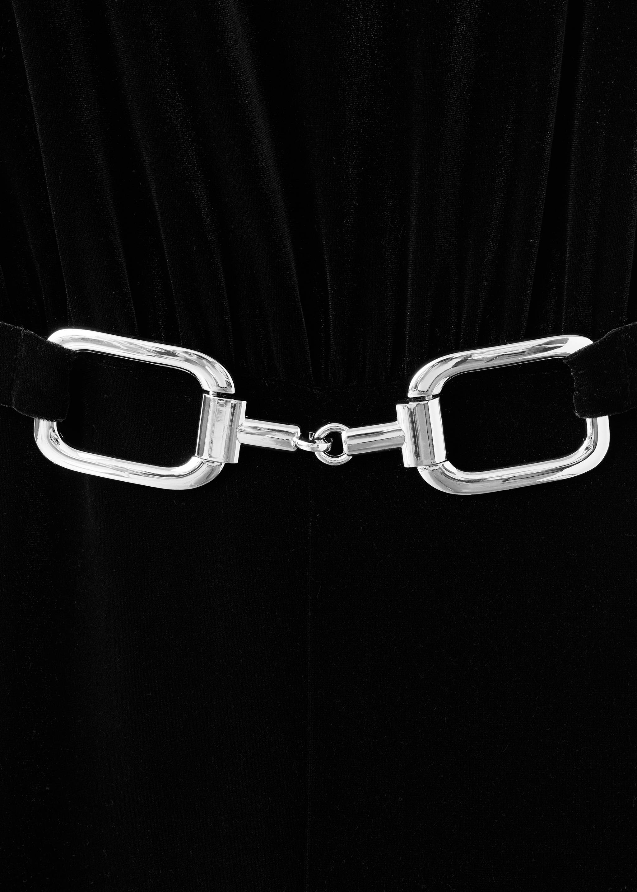 Sametový overal s páskem - Detail zboží 8