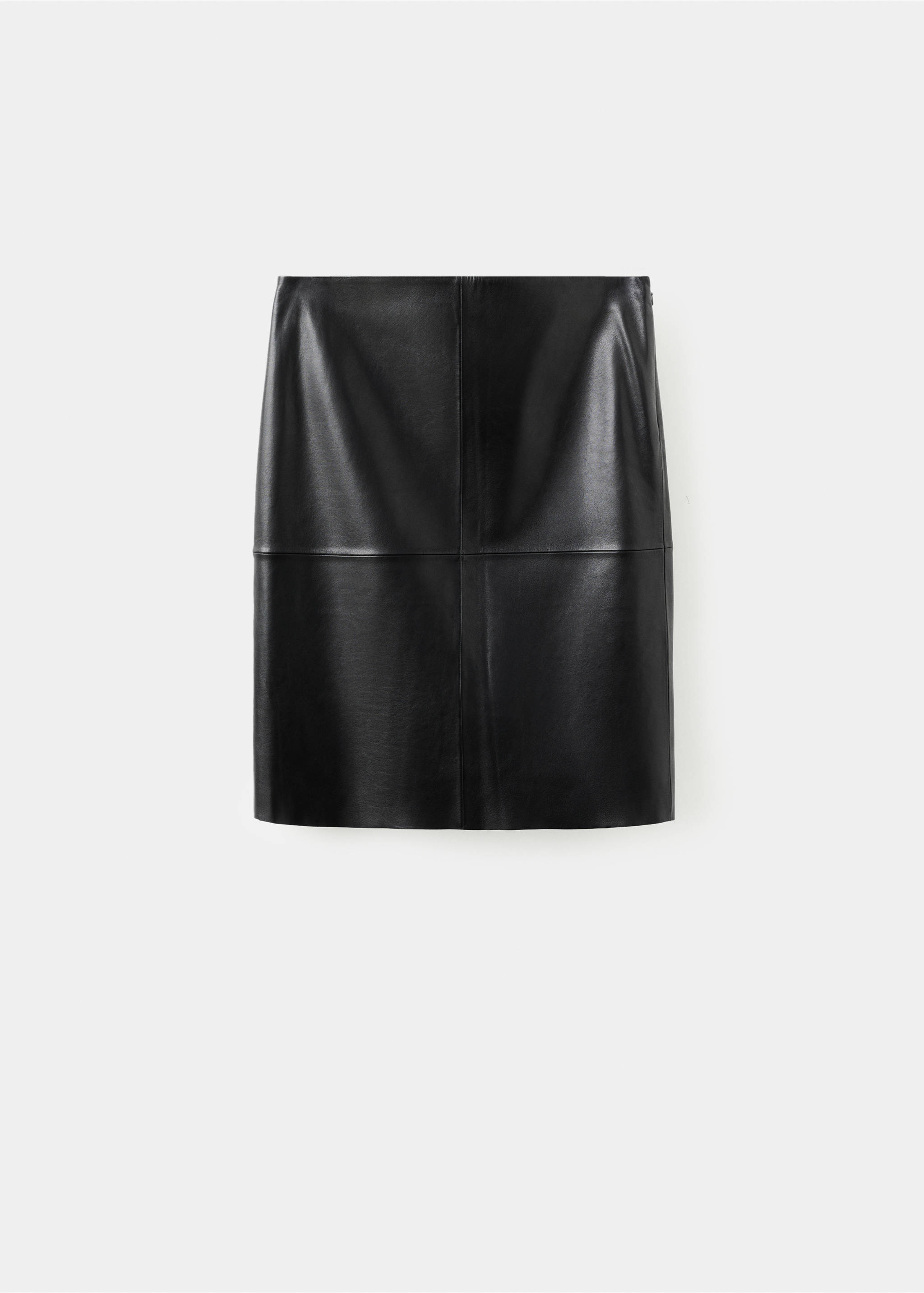 Leather pencil skirt - Article without model, Black. Ref: 17089116-00.