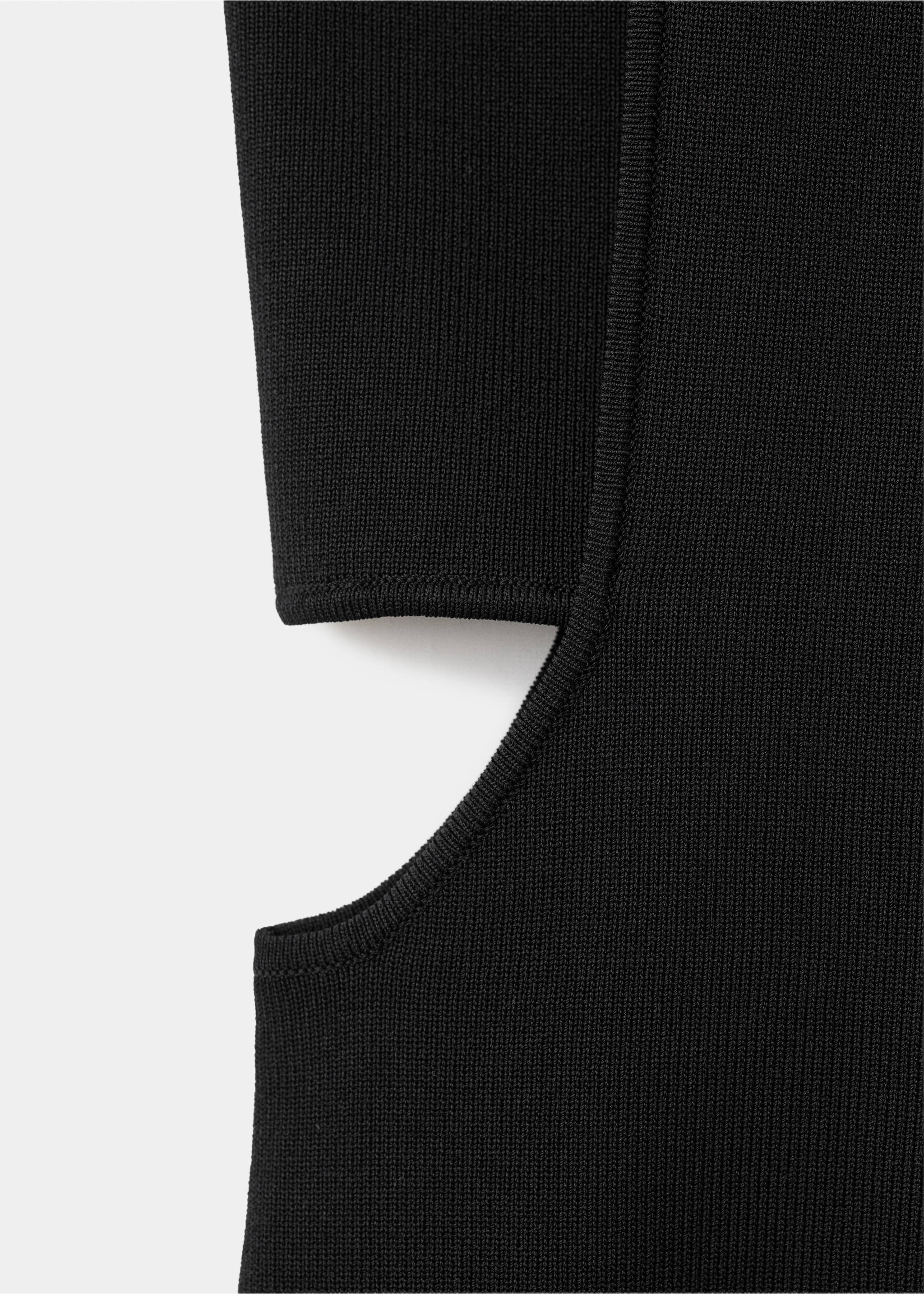 Vestit punt cut-out - Detall de l'article 0, Negre. Ref: 17089117-00.