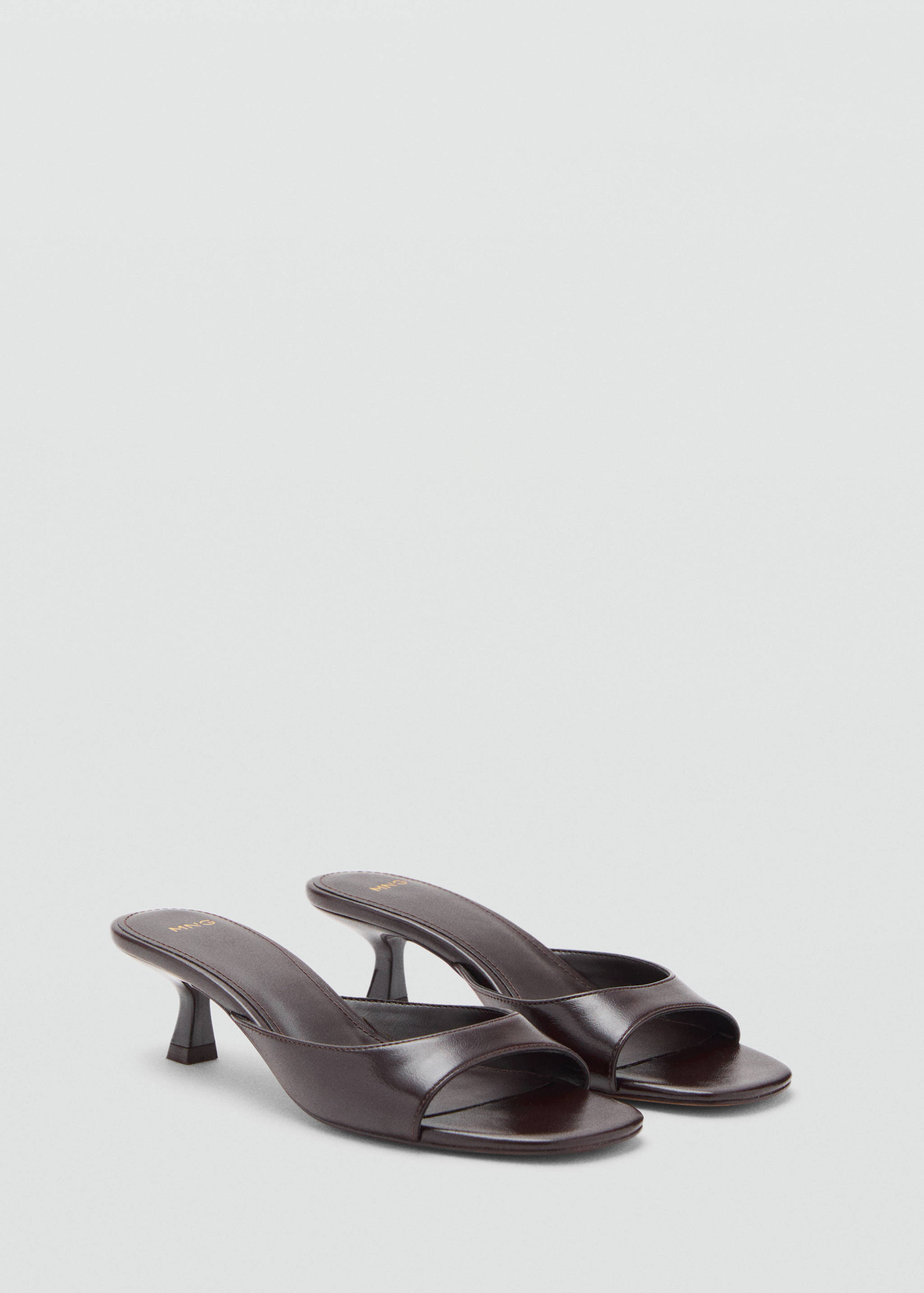 Sandales talon kitten heel - Plan moyen