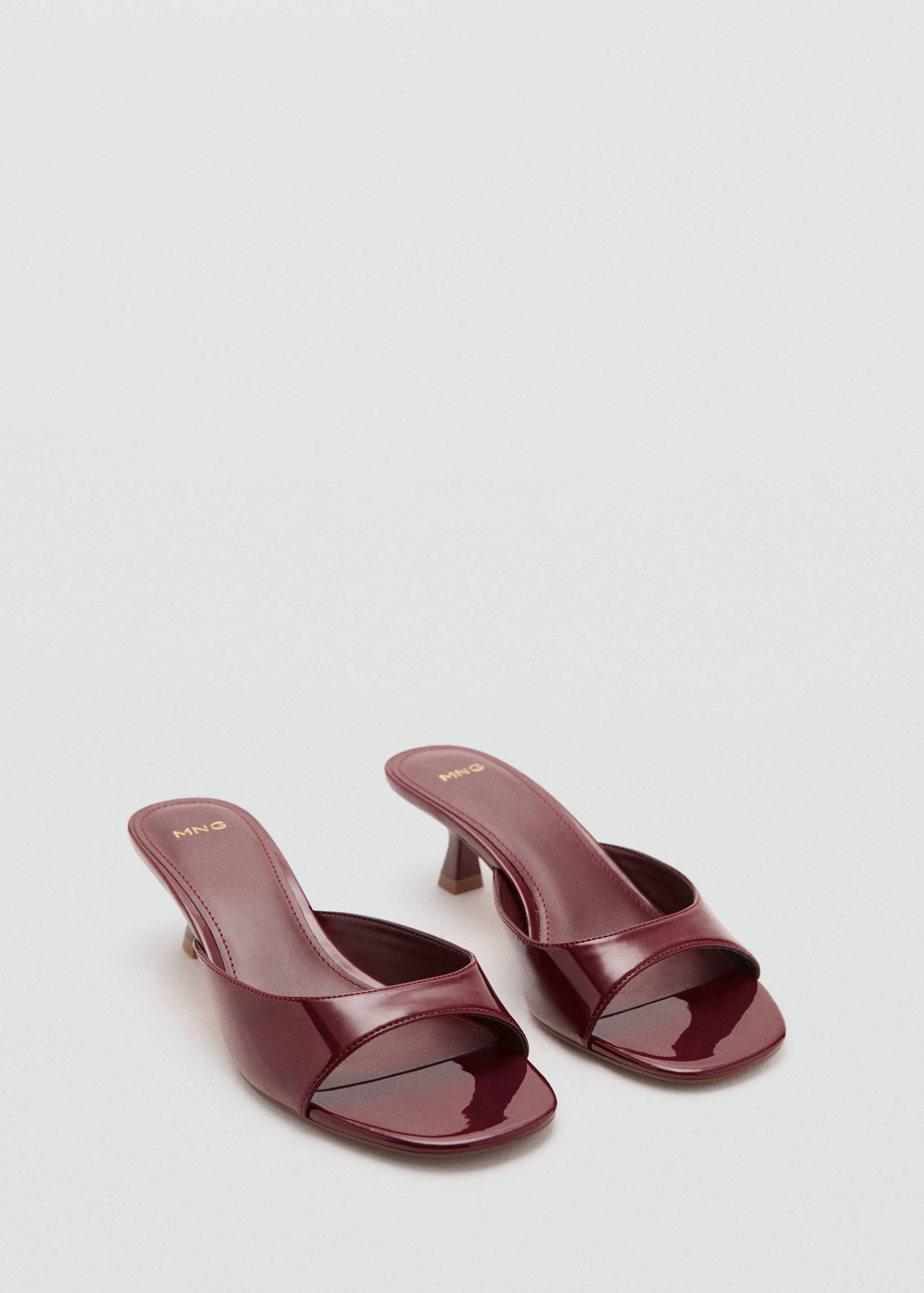 Sandales talon kitten heel - Plan moyen