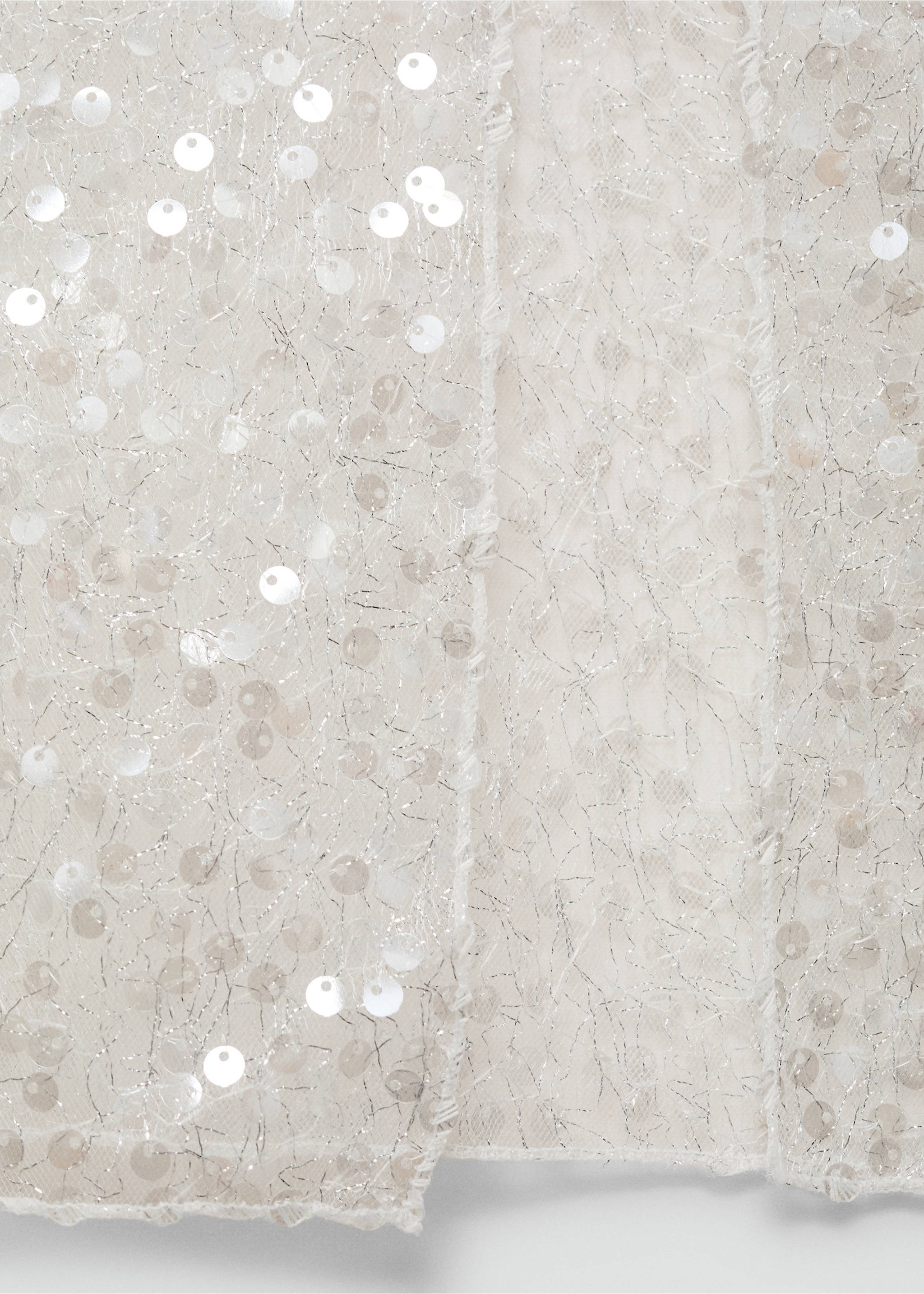 Pareo met pailletten - Detail van het artikel 1, IJsgrijs. Ref: 17091126-00.