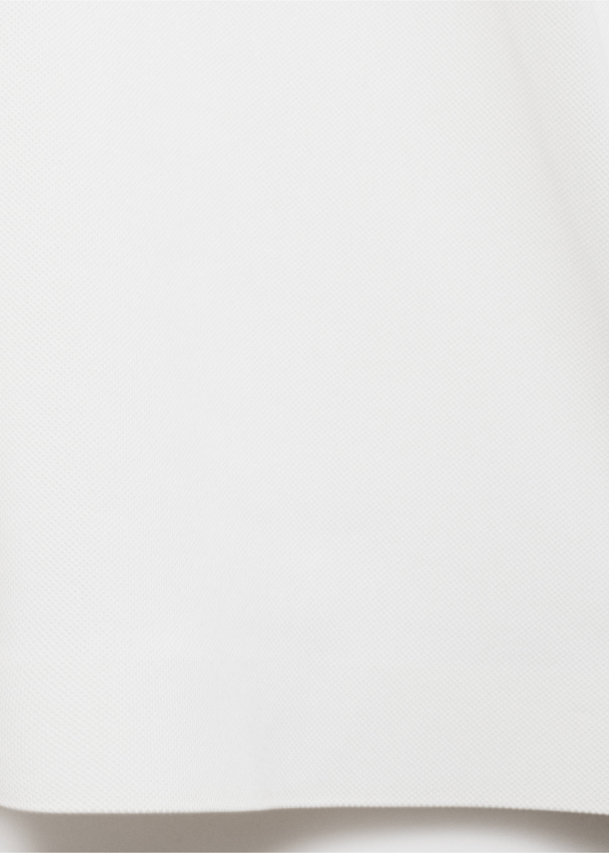 COOLMAX® slim fit polo shirt - Details of the article 0, White. Ref: 17091133-00.