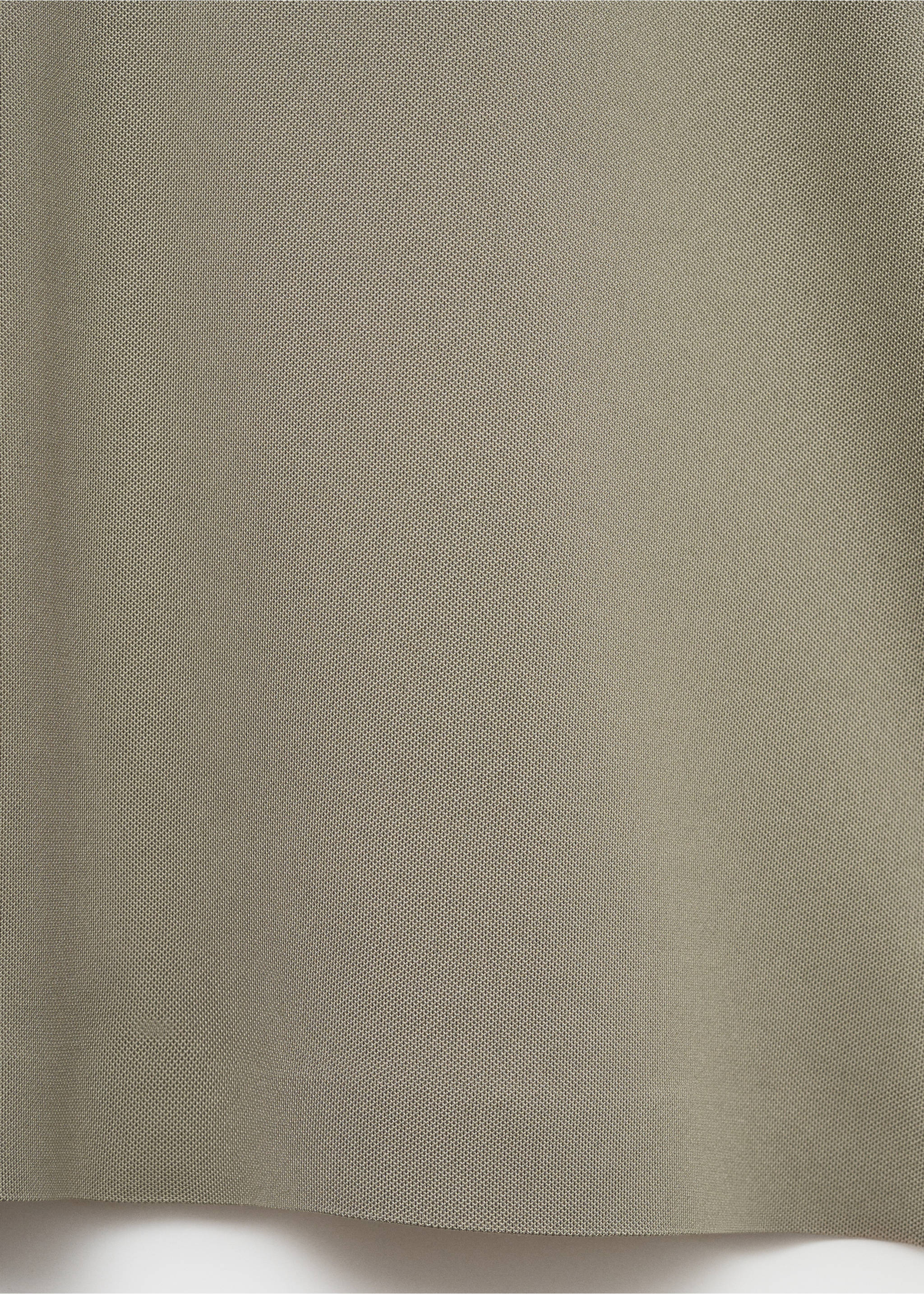 COOLMAX® slim fit polo shirt - Details of the article 0, Olive Green. Ref: 17091133-00.