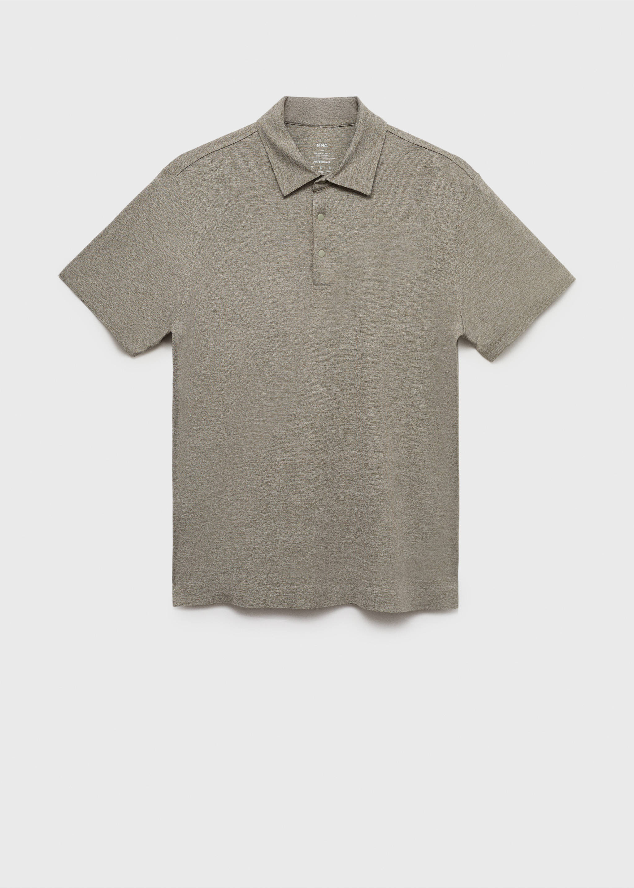 Polo slim-fit COOLMAX® - Article sans modèle, Vert moyen. Ref: 17091133-00.