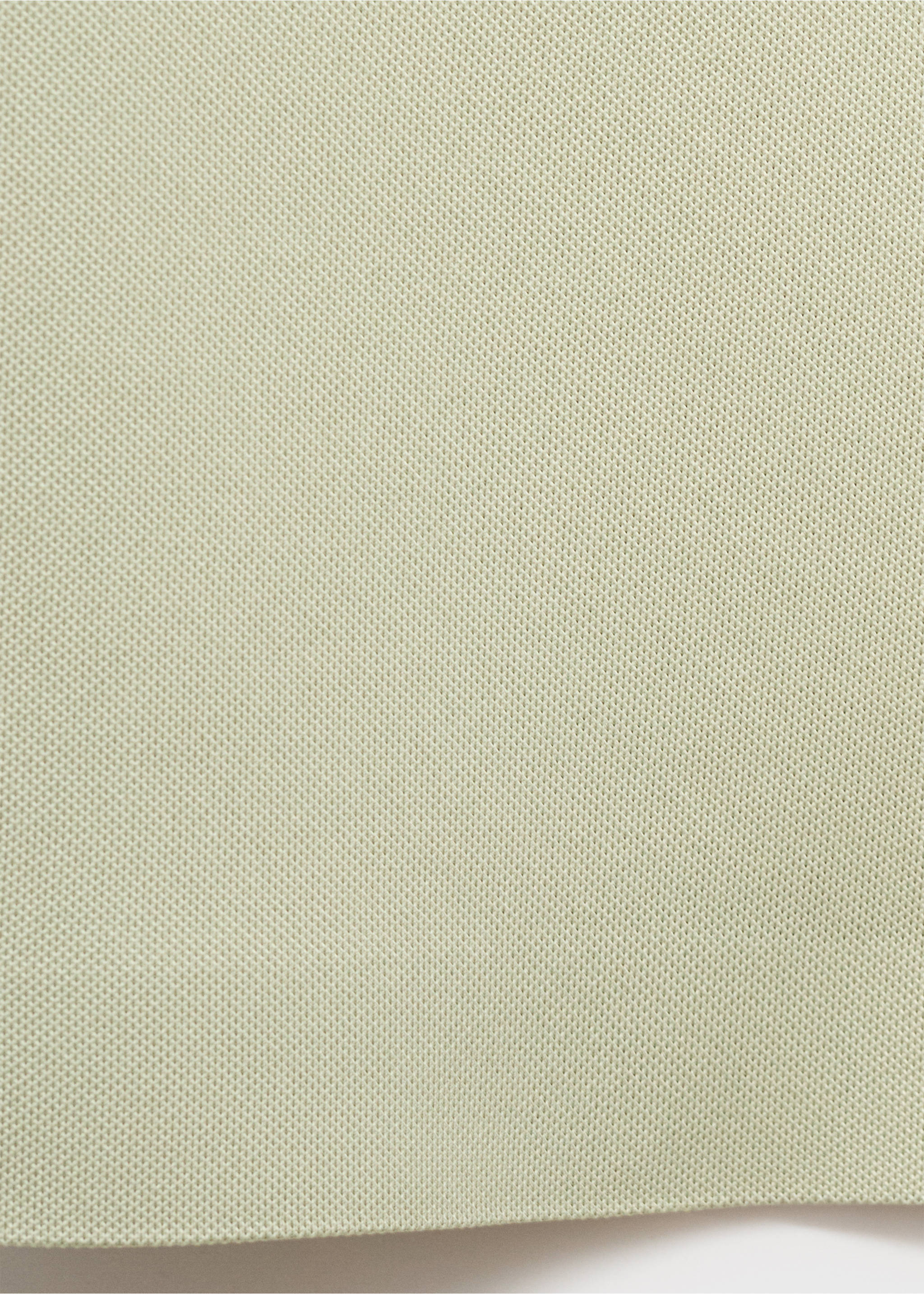 COOLMAX® slim fit polo shirt - Details of the article 0, Mint Green. Ref: 17091133-00.