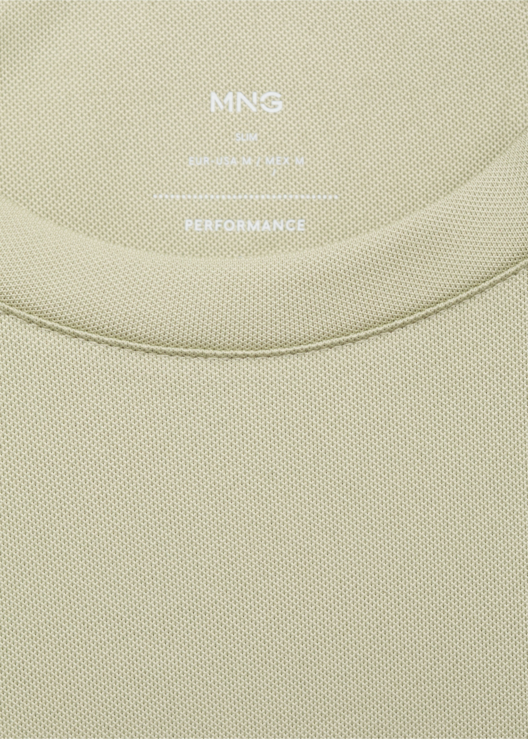 T-shirt slim-fit COOLMAX® - Détail de l'article 8, Vert menthe. Ref: 17091134-00.