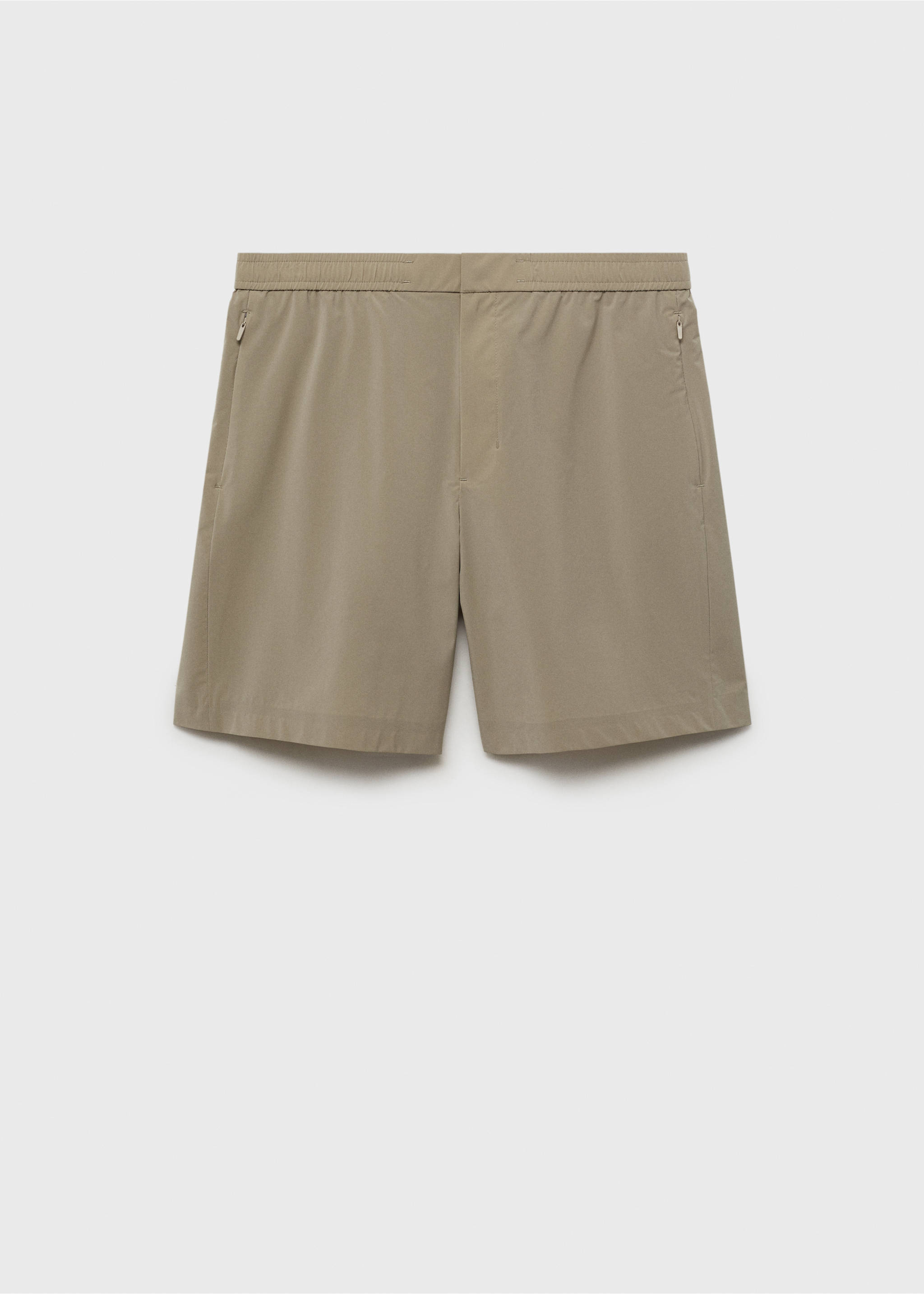 Water-repellent bermuda shorts - Article without model, Khaki. Ref: 17091136-00.