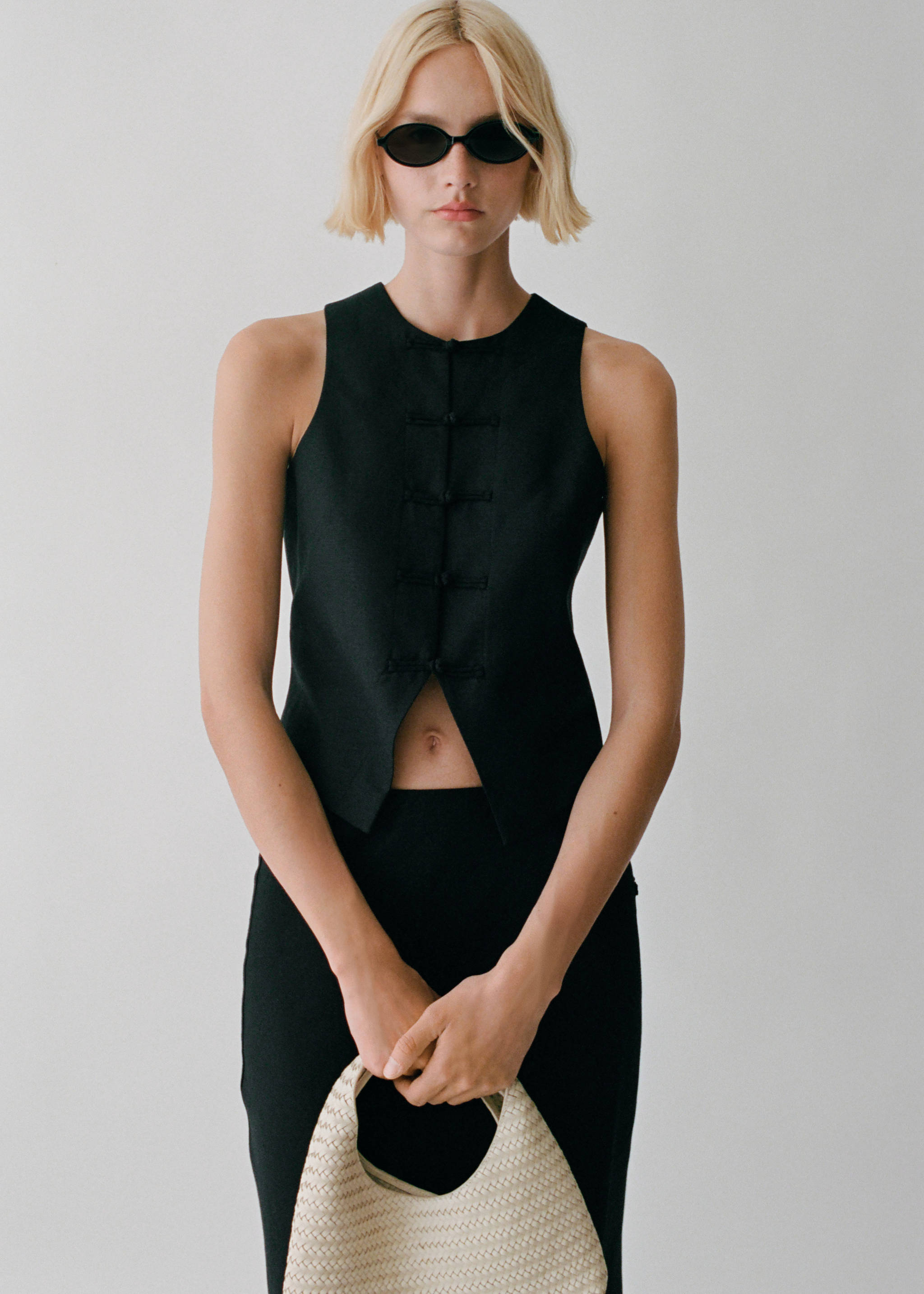 Gilet de costume lin mélangé - Détail de l'article 7