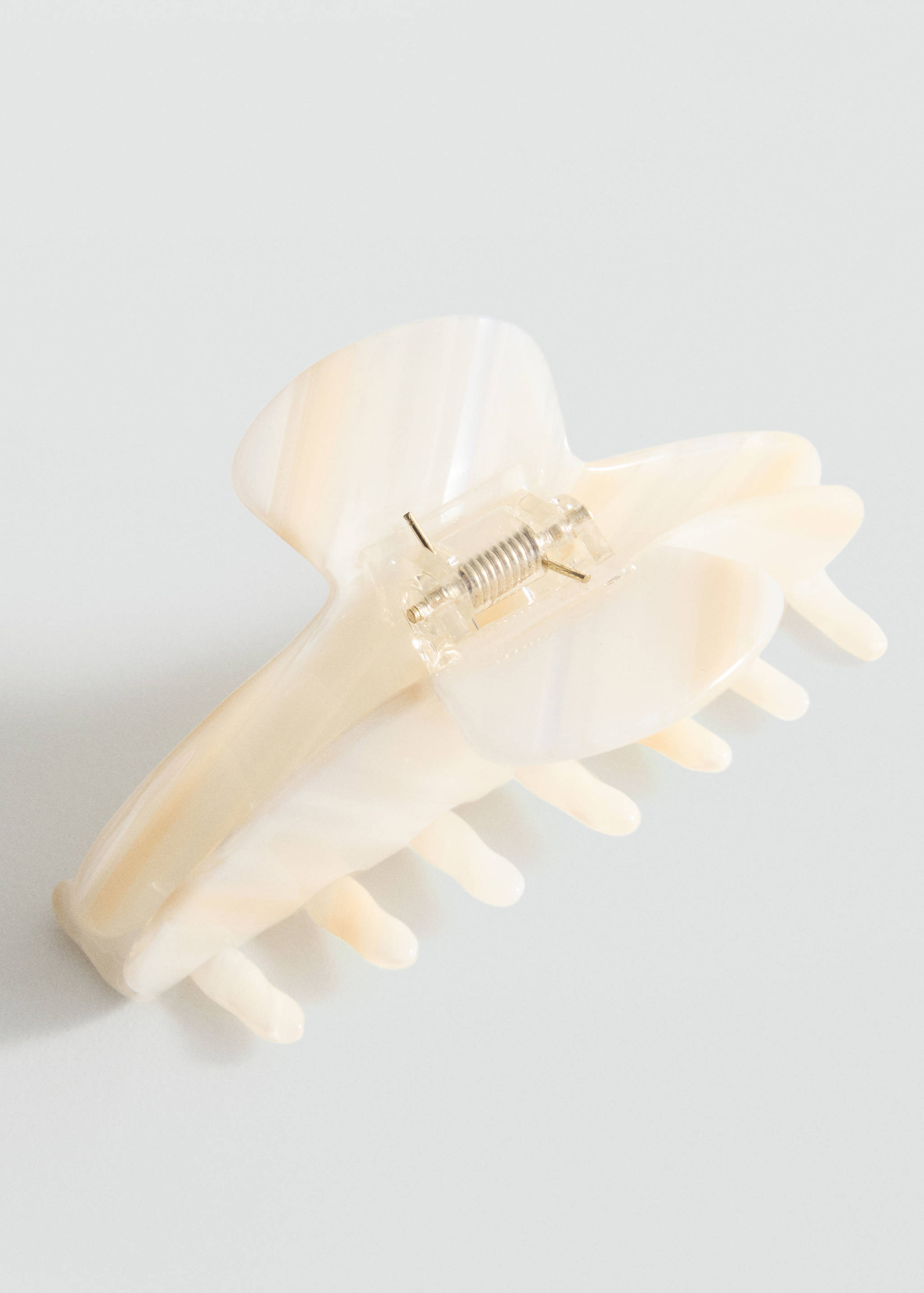 Τσιμπιδάκι μαλλιών δίχρωμο ριγέ - Μεσαίο πλάνο