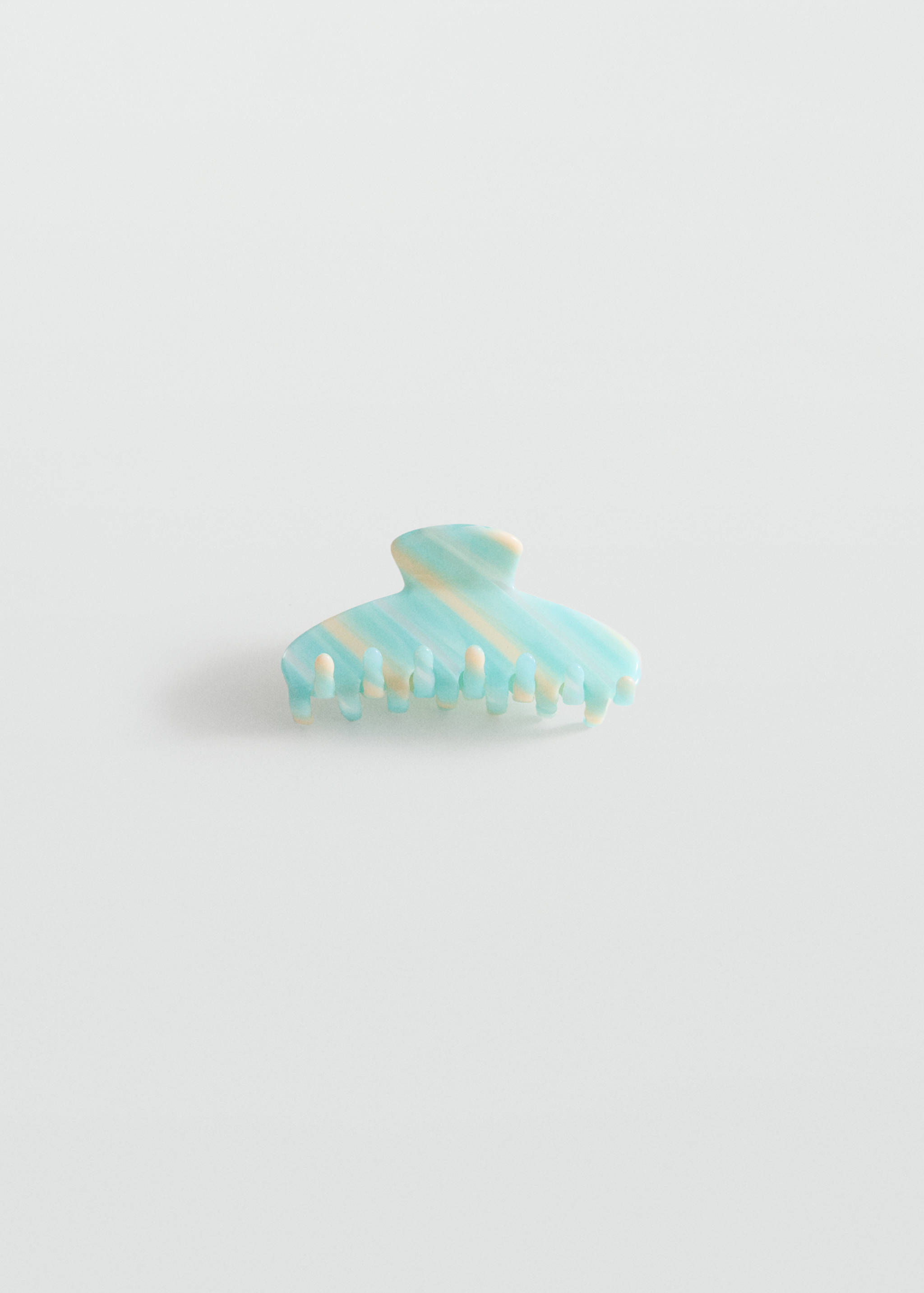 Two-tone striped hair clip - Article without model