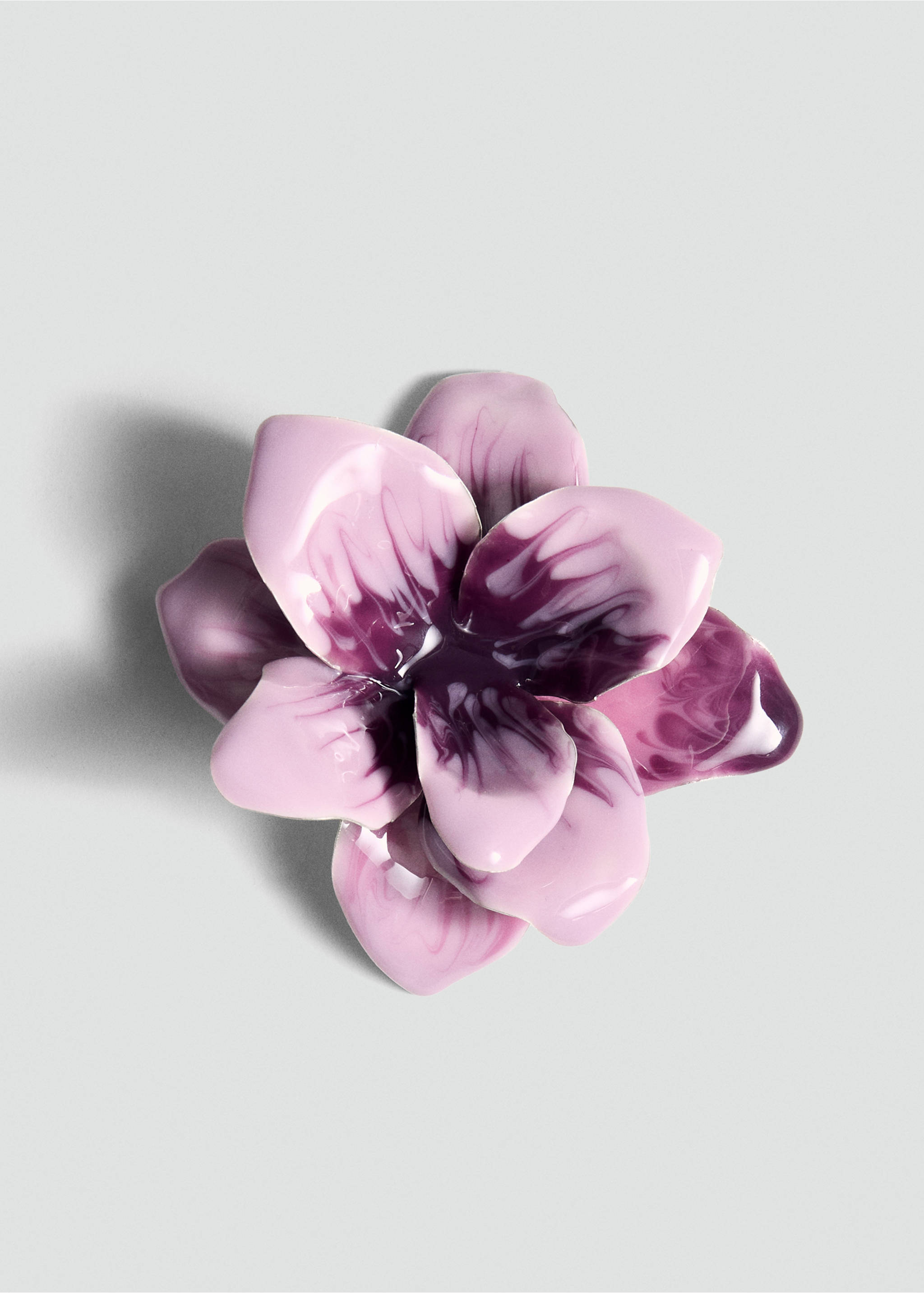 Maxi-flower hair tie - Details of the article 1, Pink. Ref: 17091144-00.