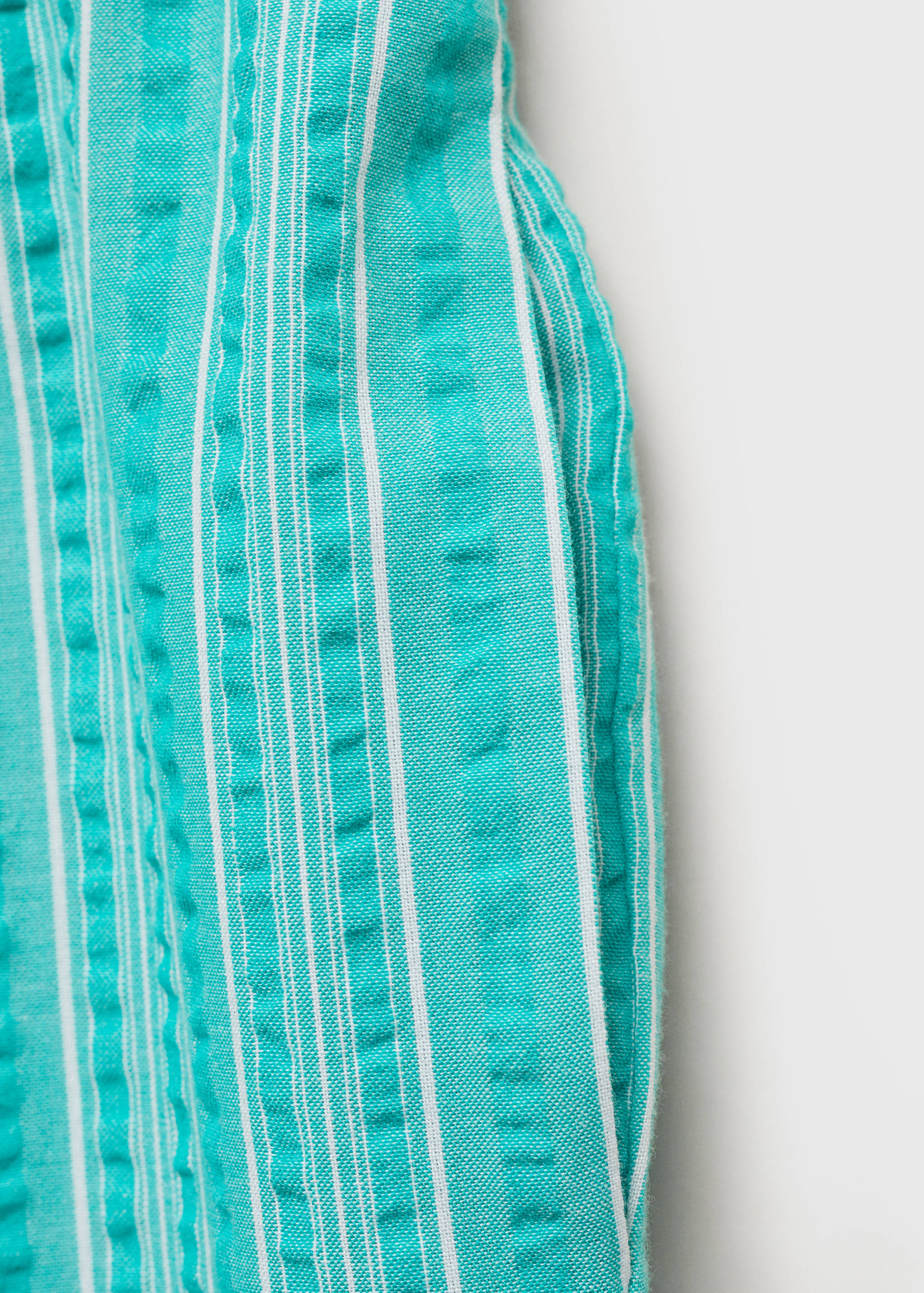 Striped bow trousers - Details of the article 0