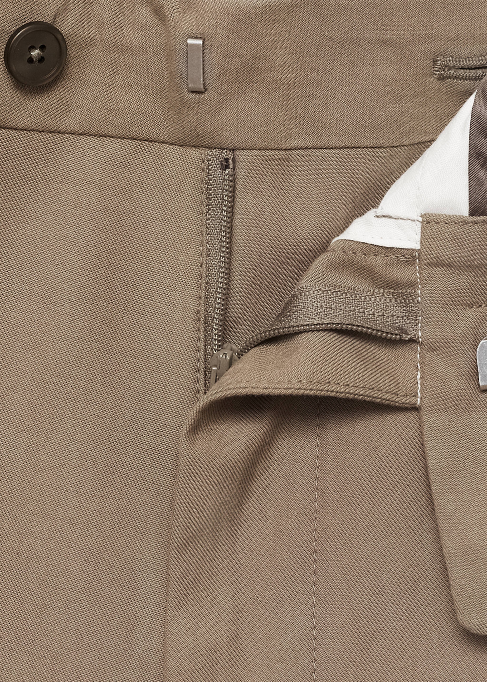 Pantalons cotó tapered crop - Detall de l'article 0