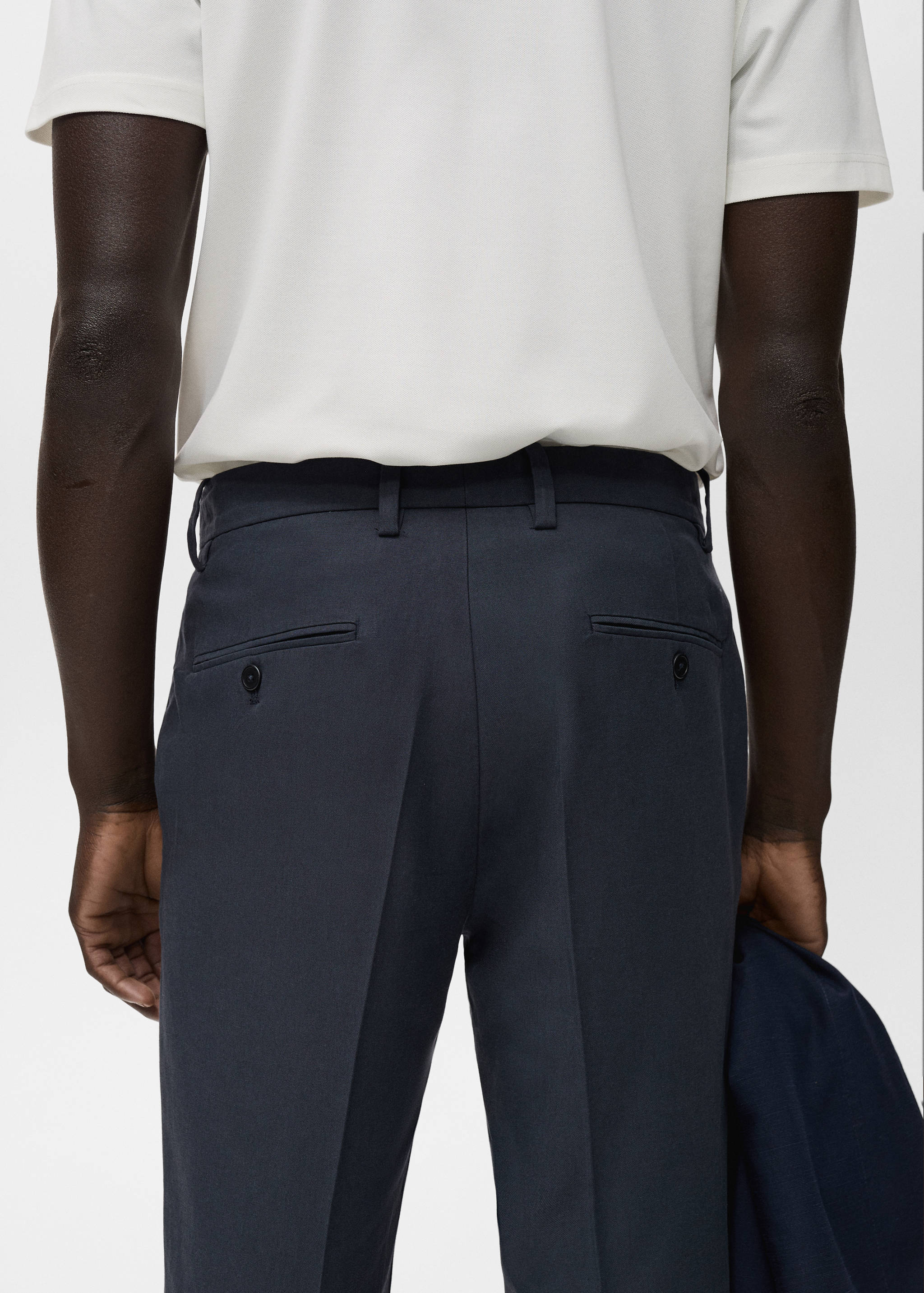 Pantalons cotó tapered crop - Detall de l'article 3