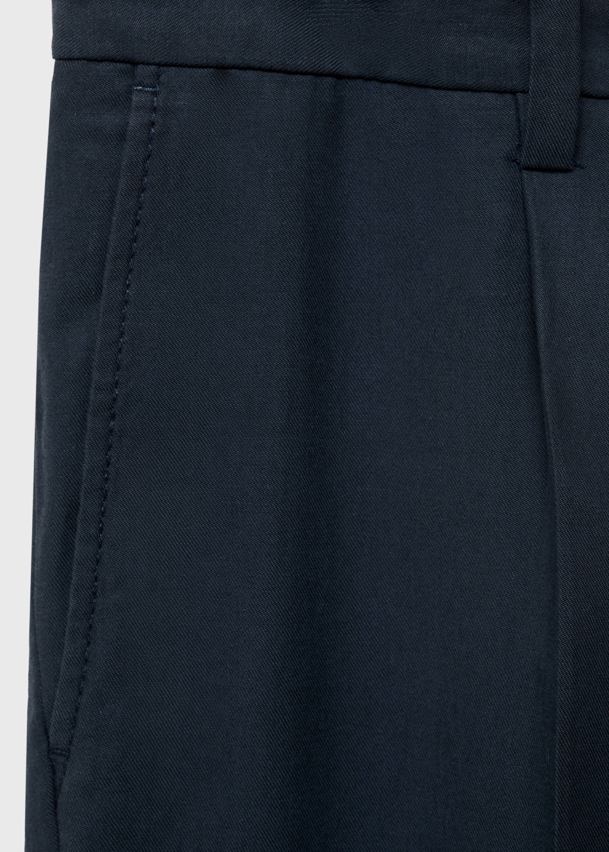 Pantalons cotó tapered crop - Detall de l'article 8